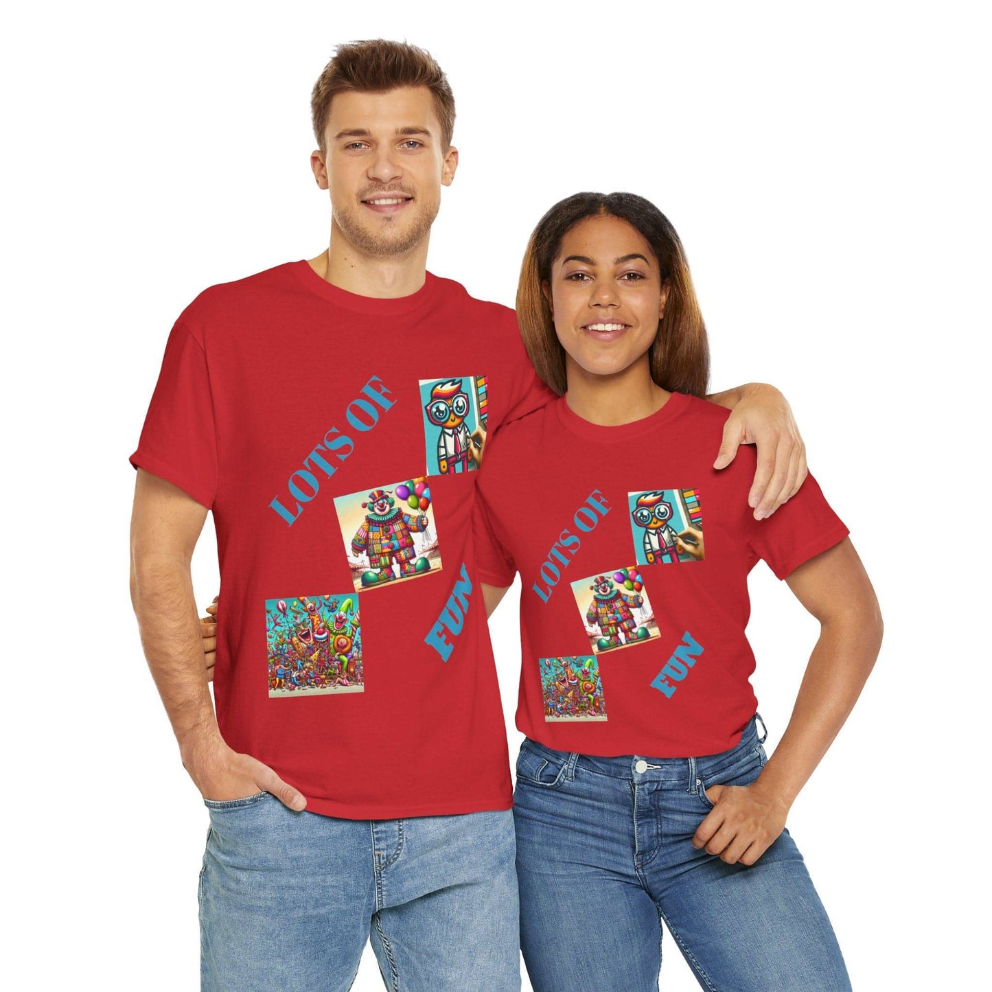 Lots of Fun Unisex  Heavy US Cotton T-Shirt - Zion Legend Fashions
