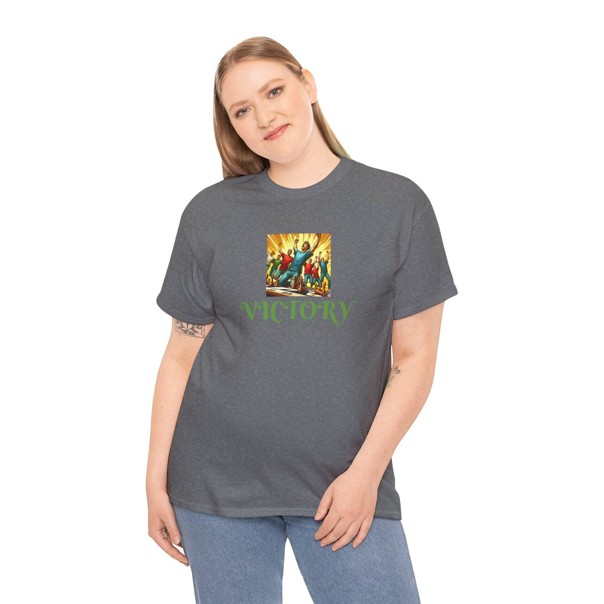 Victory Unisex Heavy Cotton Tee - Zion Legend Fashions