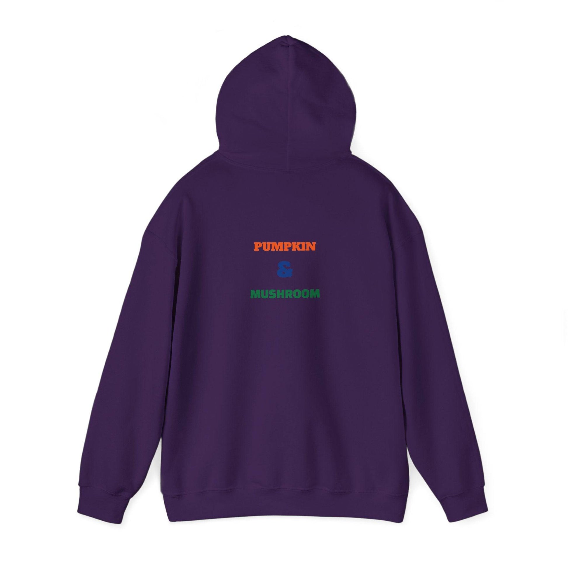 Pumpkin & Mushroom Unisex Heavy Blend™ Hooded Sweatshirt - Zion Legend Fashions