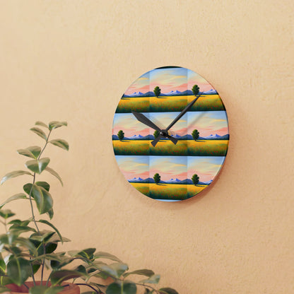 Serene Design Acrylic Wall Clock - Zion Legend Fashions