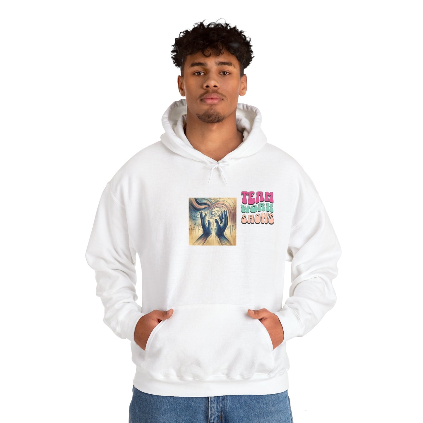 Team Work Unisex Heavy Blend™ Hooded Sweatshirt - Zion Legend Fashions