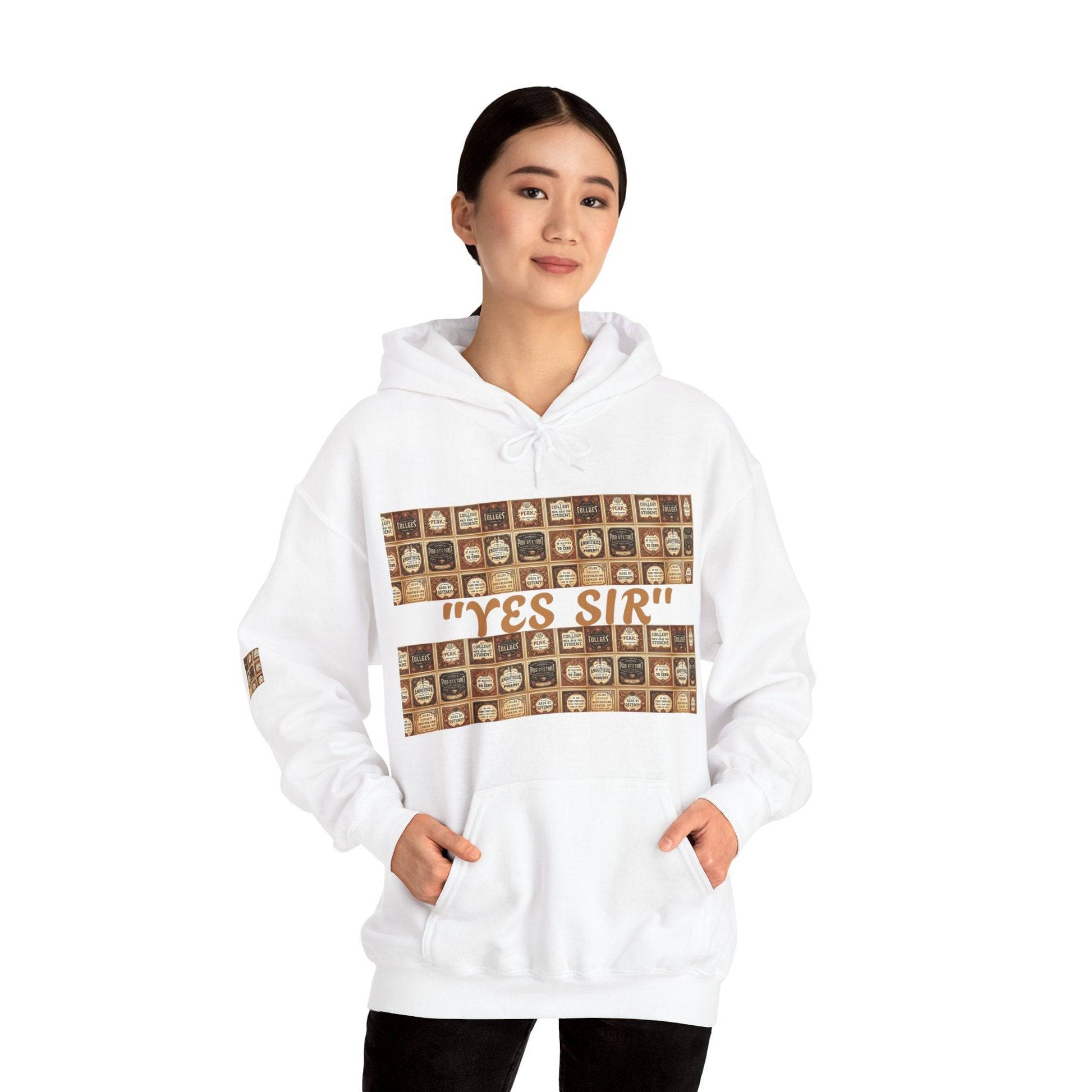 Yes Sir Unisex Heavy Blend™ Hooded Sweatshirt - Zion Legend Fashions