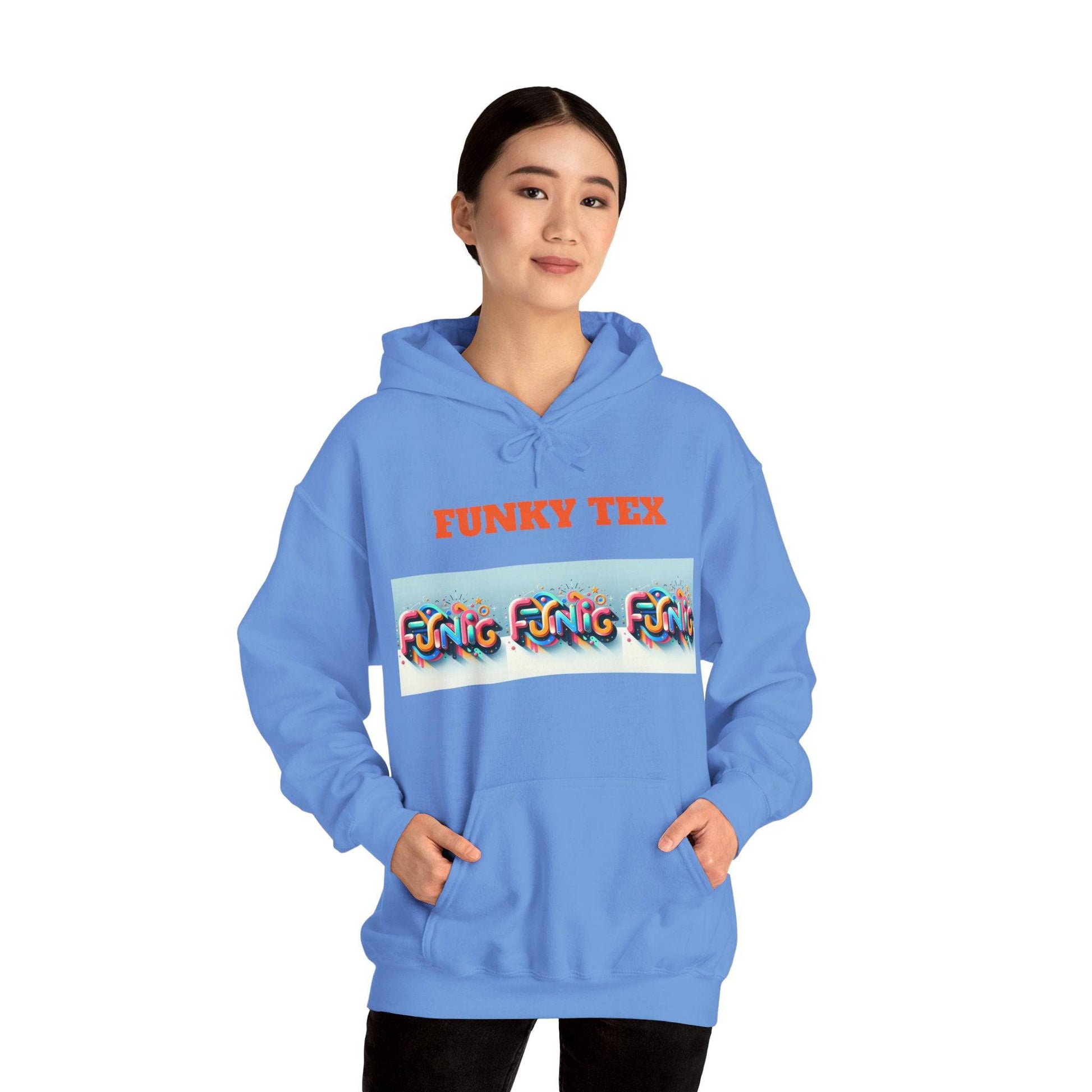 Funky Tex Unisex Heavy Blend™ Hooded Sweatshirt - Zion Legend Fashions