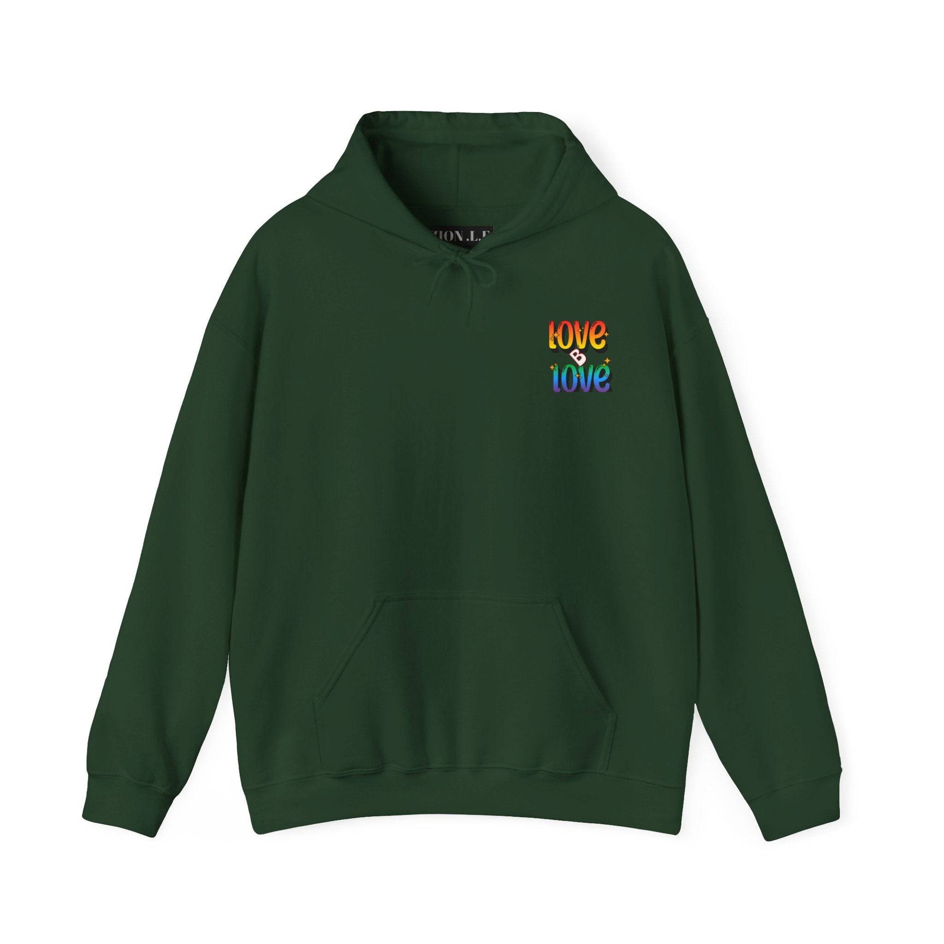 Love B Love  Vibrant colourful Unisex Heavy Hoodies sweatshirt - Zion Legend Fashions