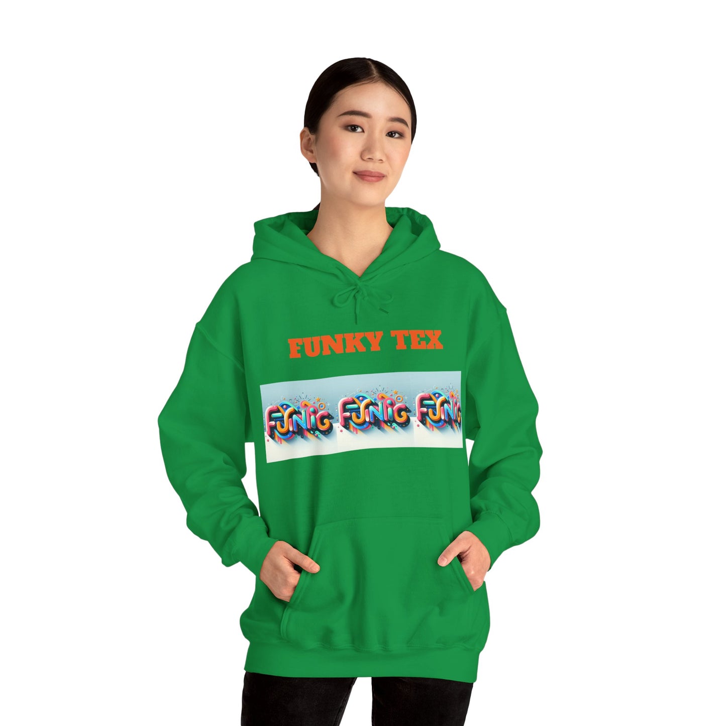 Funky Tex Unisex Heavy Blend™ Hooded Sweatshirt - Zion Legend Fashions