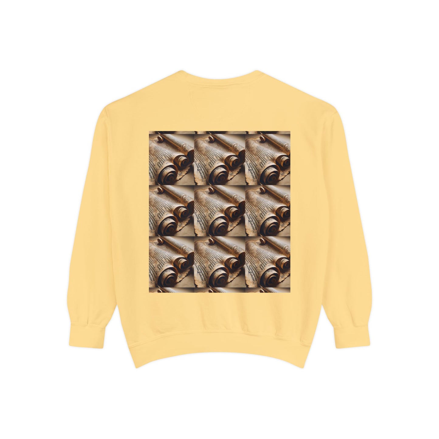 Scroll Unisex Garment-Dyed Sweatshirt - Zion Legend Fashions