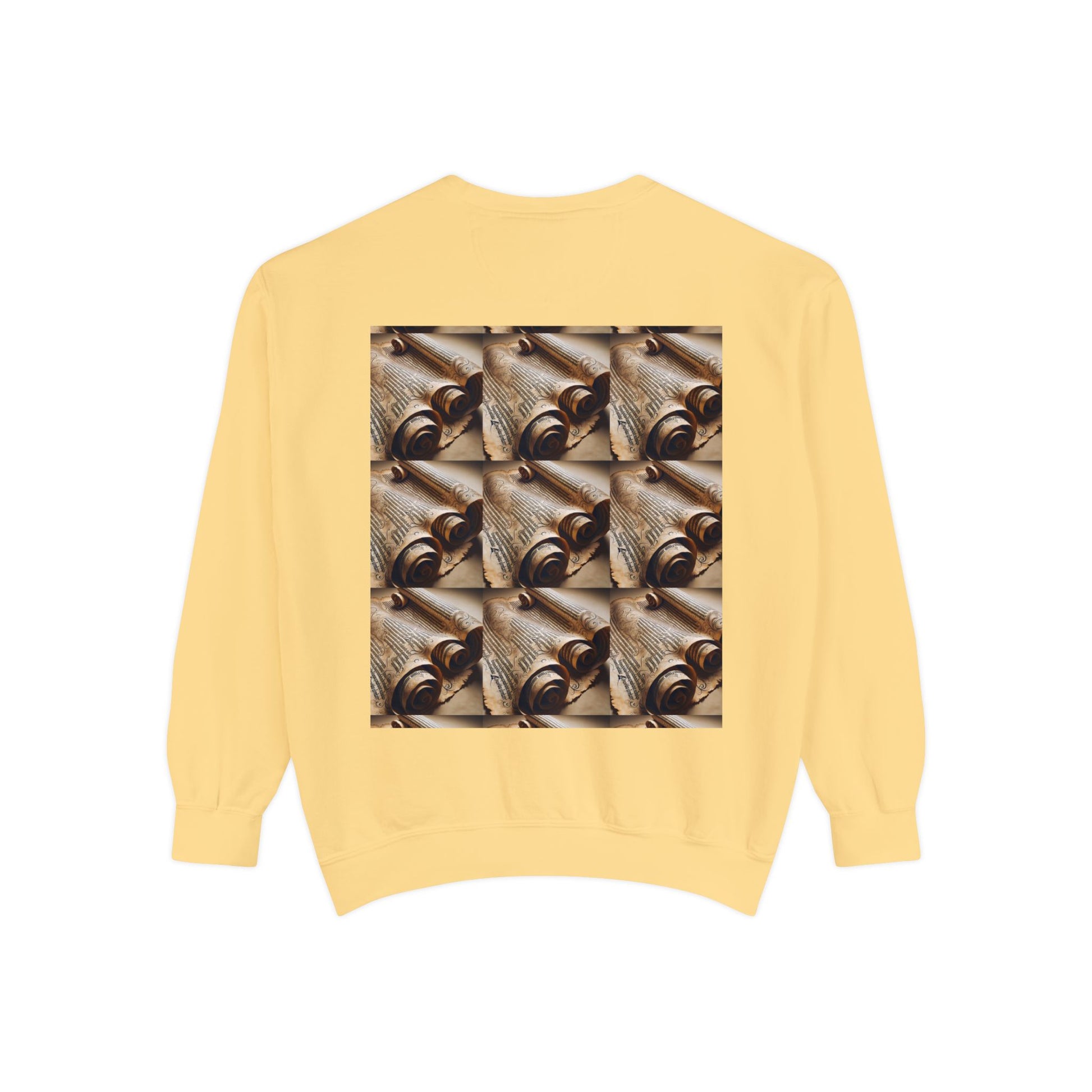 Scroll Unisex Garment-Dyed Sweatshirt - Zion Legend Fashions