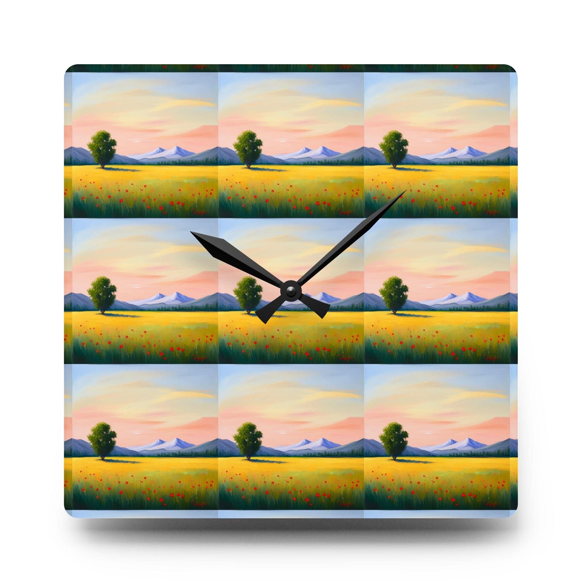 Serene Design Acrylic Wall Clock - Zion Legend Fashions