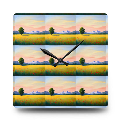 Serene Design Acrylic Wall Clock - Zion Legend Fashions