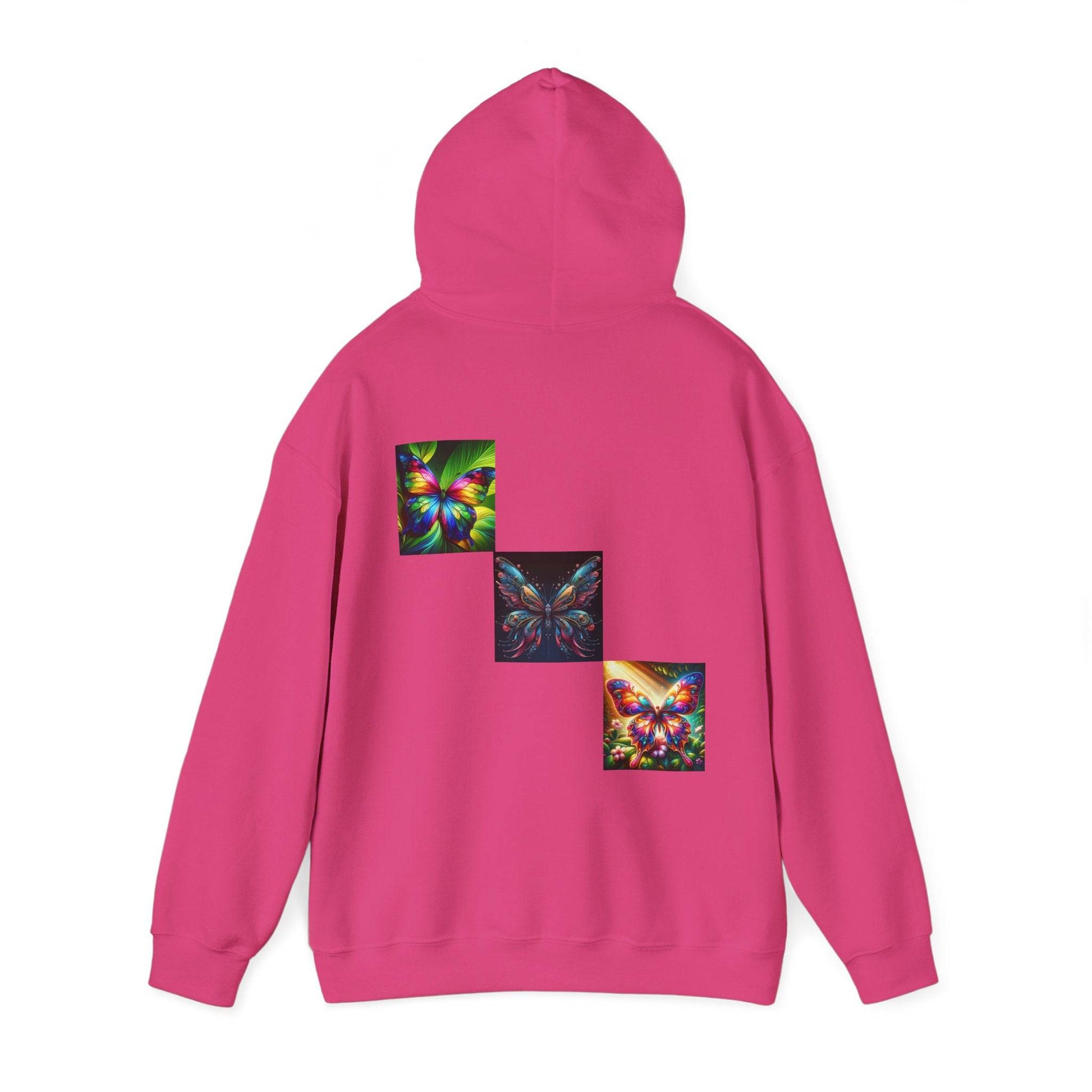Butterflies Unisex Heavy Blend™ Hooded Sweatshirt - Zion Legend Fashions