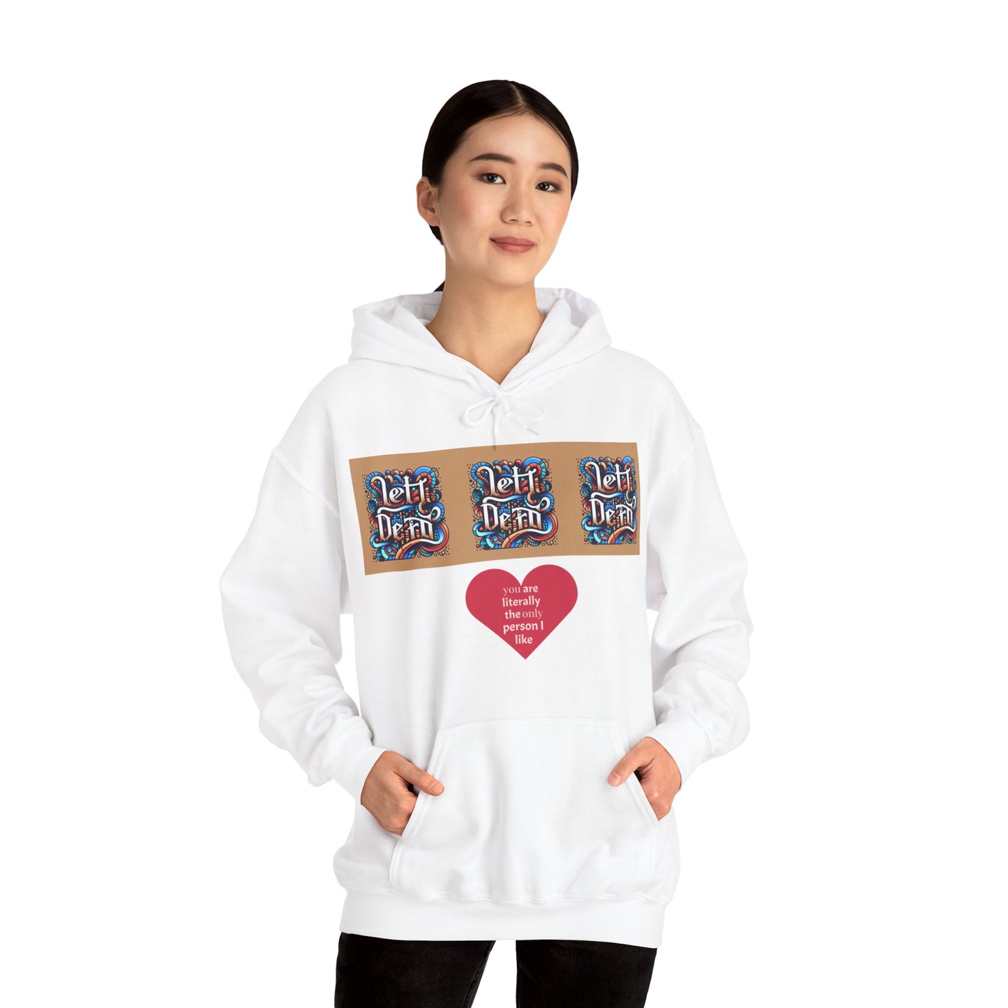 Funky Lett Unisex Heavy Blend™ Hooded Sweatshirt - Zion Legend Fashions