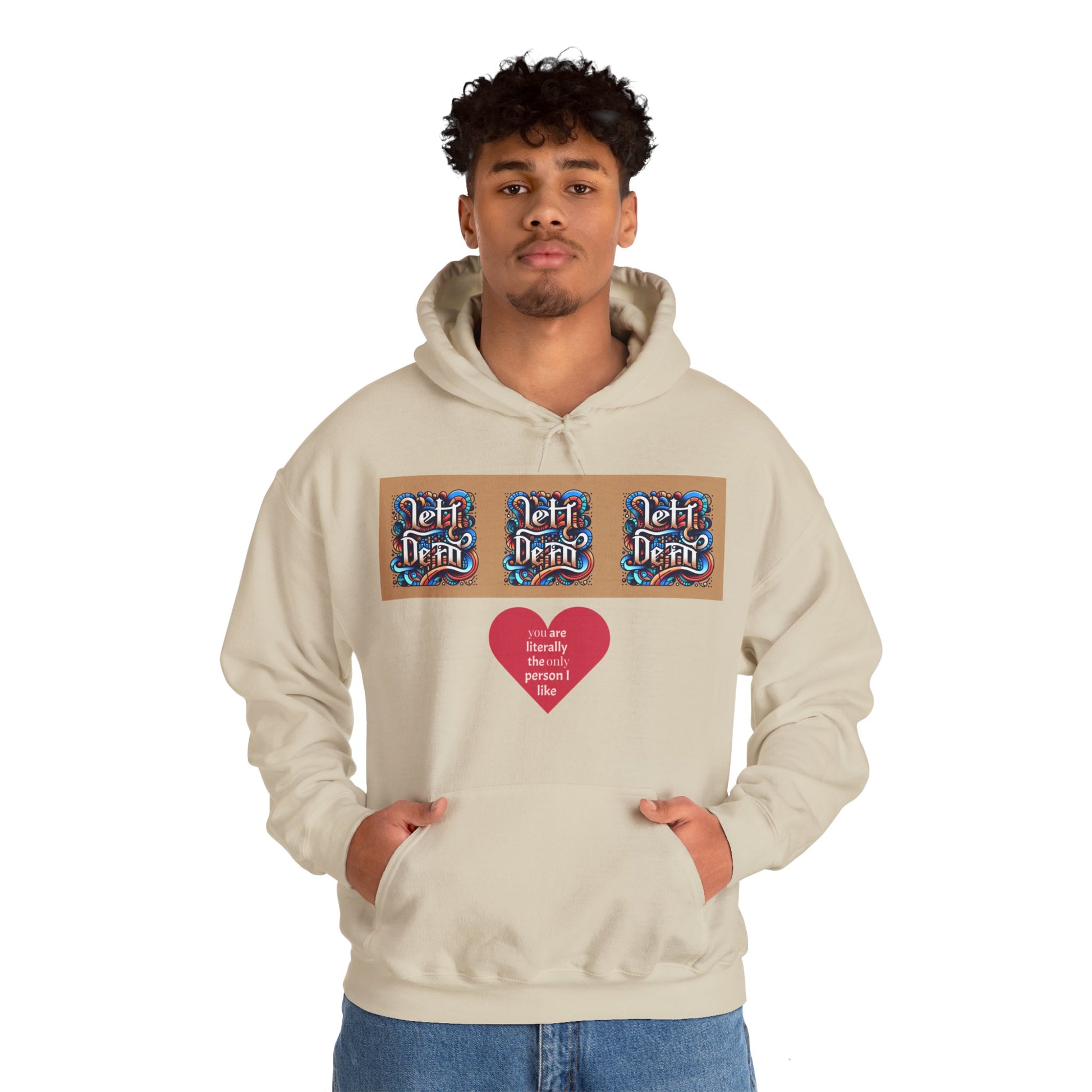 Funky Lett Unisex Heavy Blend™ Hooded Sweatshirt - Zion Legend Fashions