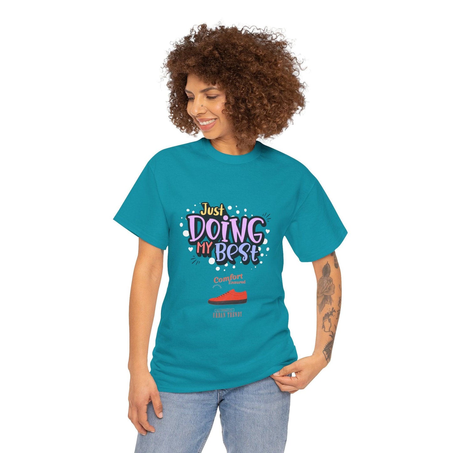 Just doing my best T-shirts Unisex Heavy Cotton Tee - Zion Legend Fashions