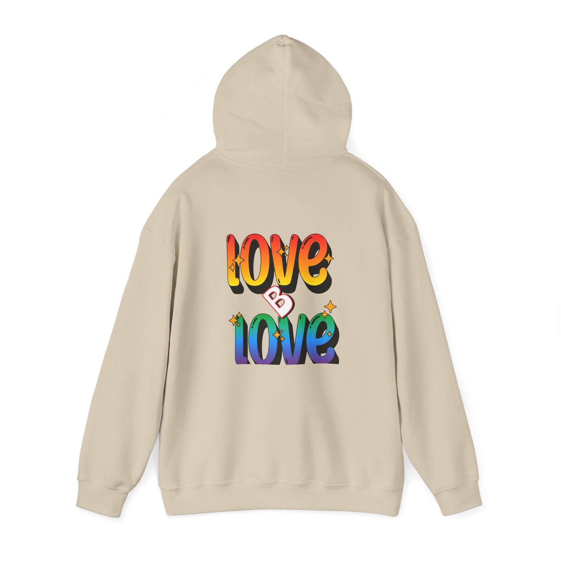 Love B Love  Vibrant colourful Unisex Heavy Hoodies sweatshirt - Zion Legend Fashions