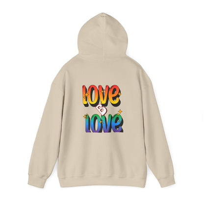 Love B Love  Vibrant colourful Unisex Heavy Hoodies sweatshirt - Zion Legend Fashions