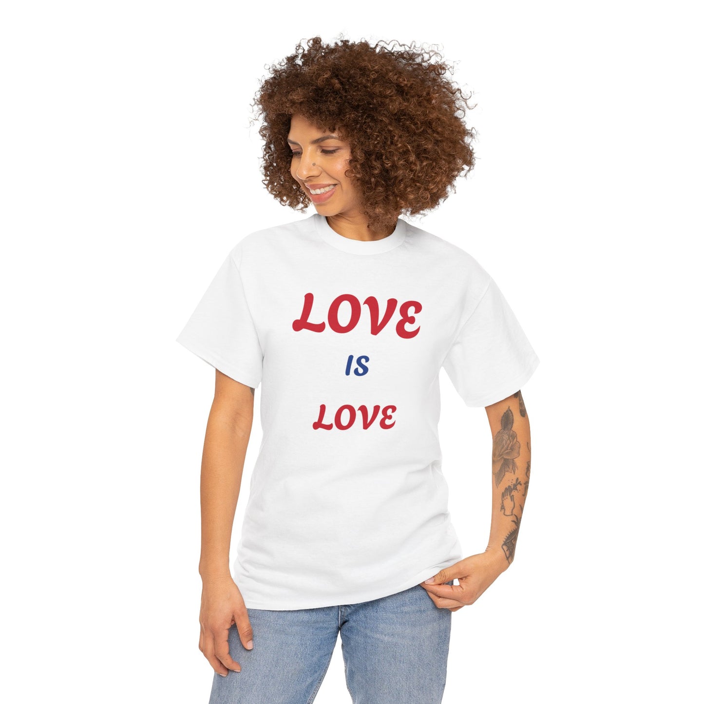Love is Love  Heavy Cotton Tee - Zion Legend Fashions