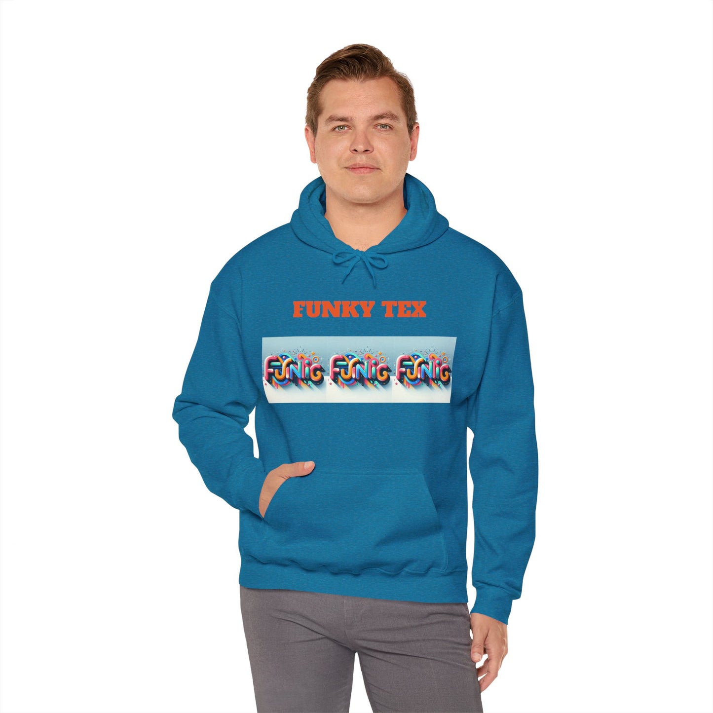 Funky Tex Unisex Heavy Blend™ Hooded Sweatshirt - Zion Legend Fashions