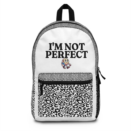 "I'm Not Perfect"  School Backpack - Zion Legend Fashions