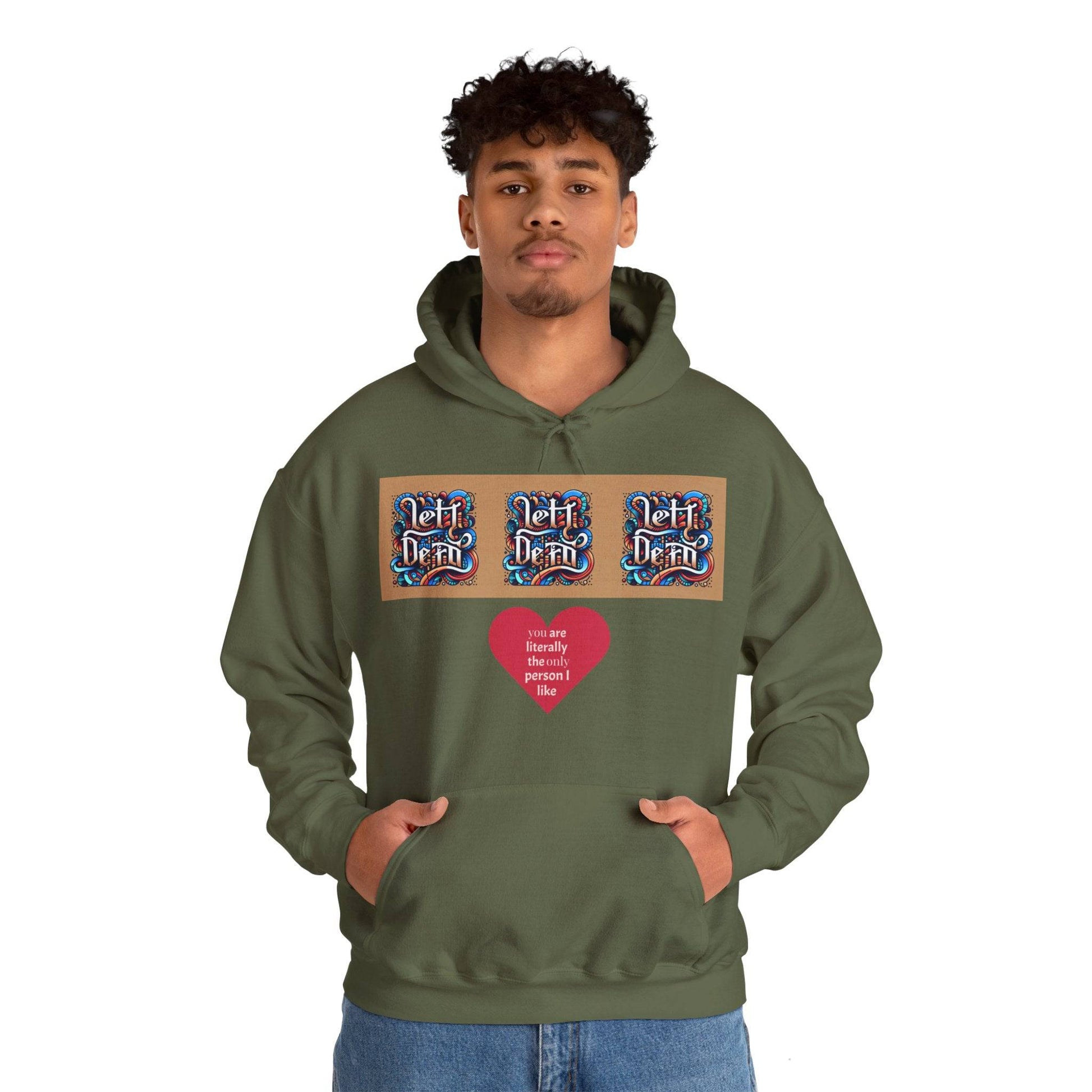 Funky Lett Unisex Heavy Blend™ Hooded Sweatshirt - Zion Legend Fashions
