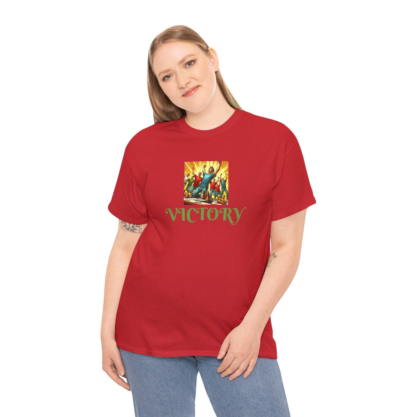 Victory Unisex Heavy Cotton Tee - Zion Legend Fashions