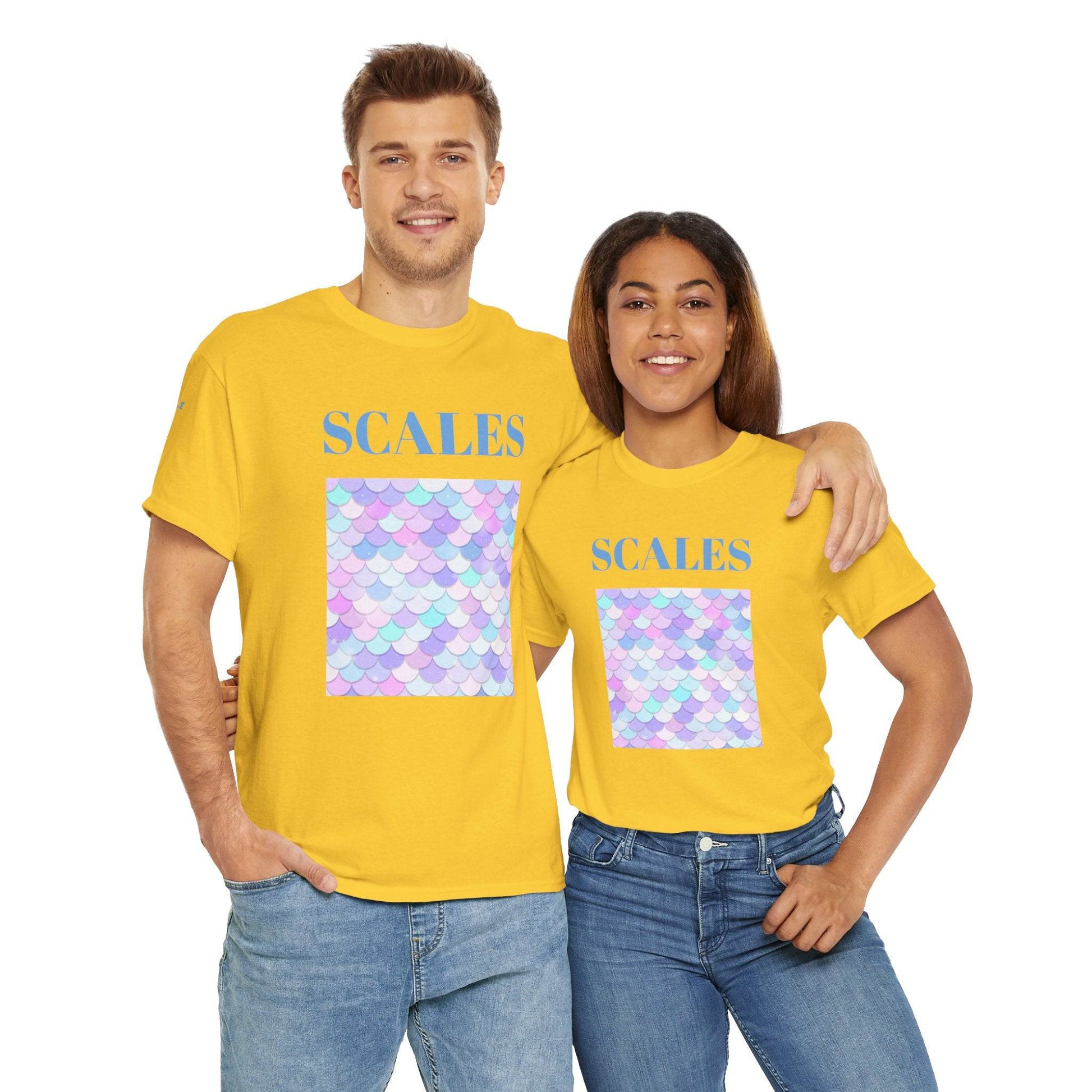 Vivacious Scales Unisex Heavy 100% Cotton Tee - Zion Legend Fashions