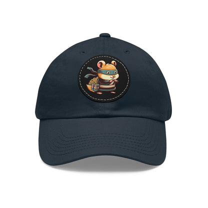 Tricky Mouse Dad Hat with Leather Patch (Round)  -  Available USA Only - Zion Legend Fashions