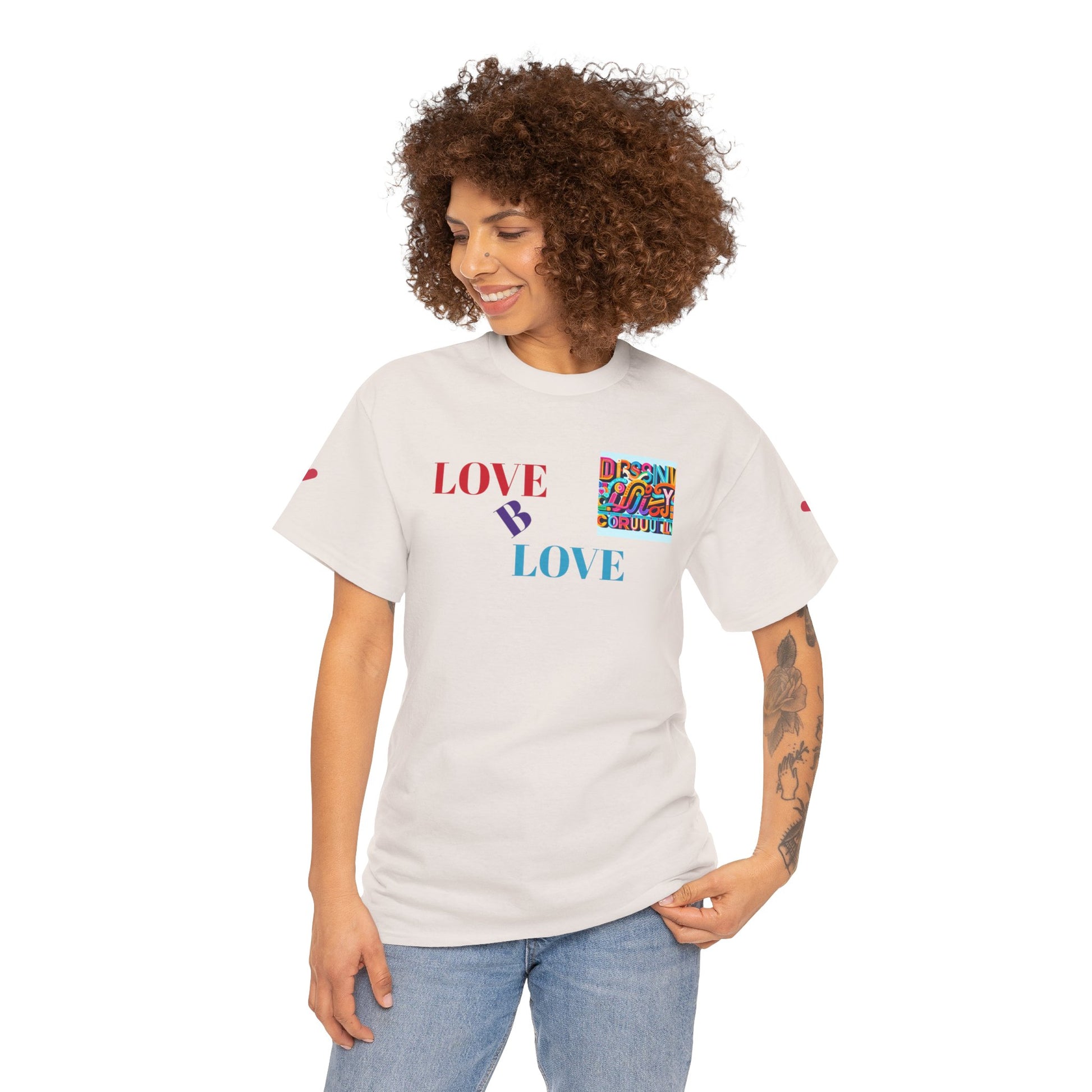Love B Love  Unisex Heavy Cotton Tee Shirts For a Sunny colourful summer  . - Zion Legend Fashions