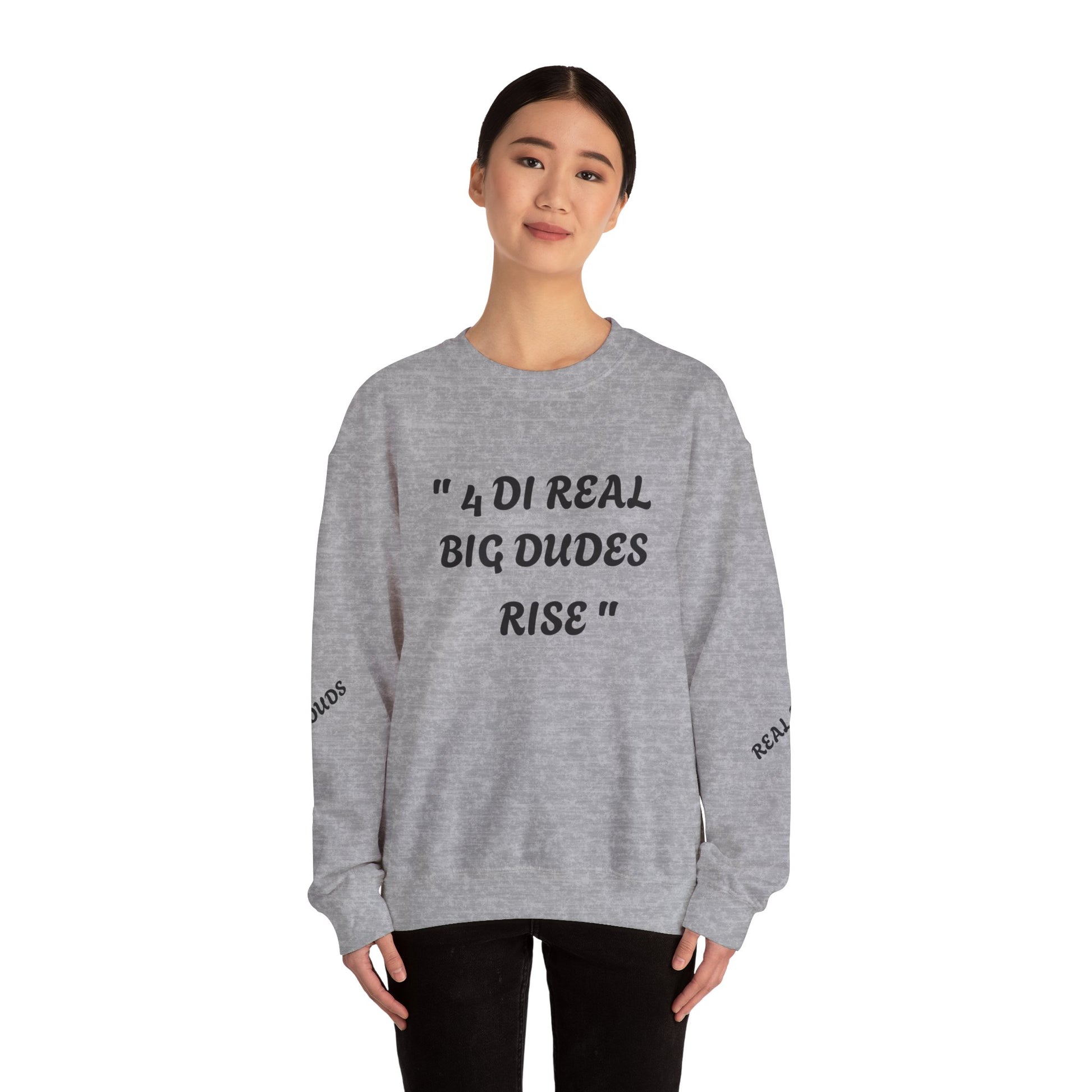 4 DI Real Big Dudes Rise Unisex Heavy Blend™ Crewneck Sweatshirt - Zion Legend Fashions