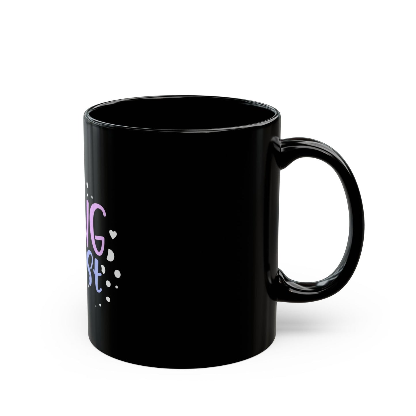 Just doing my best breakfast Black Mug  11oz   -  USA Only - Zion Legend Fashions
