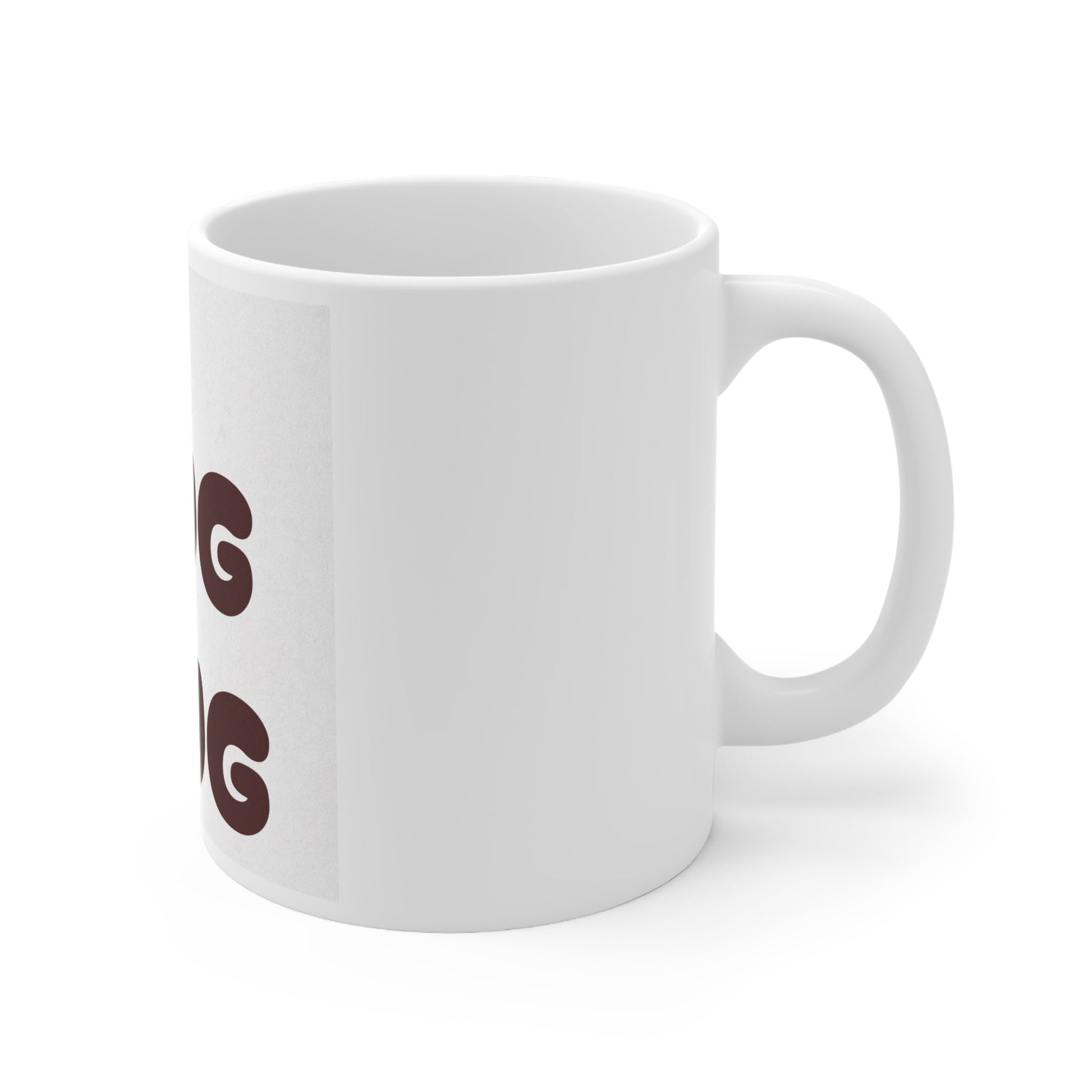 Hug my mug is a White Ceramic Mug, 11oz  -  USA  and  UK Only - Zion Legend Fashions