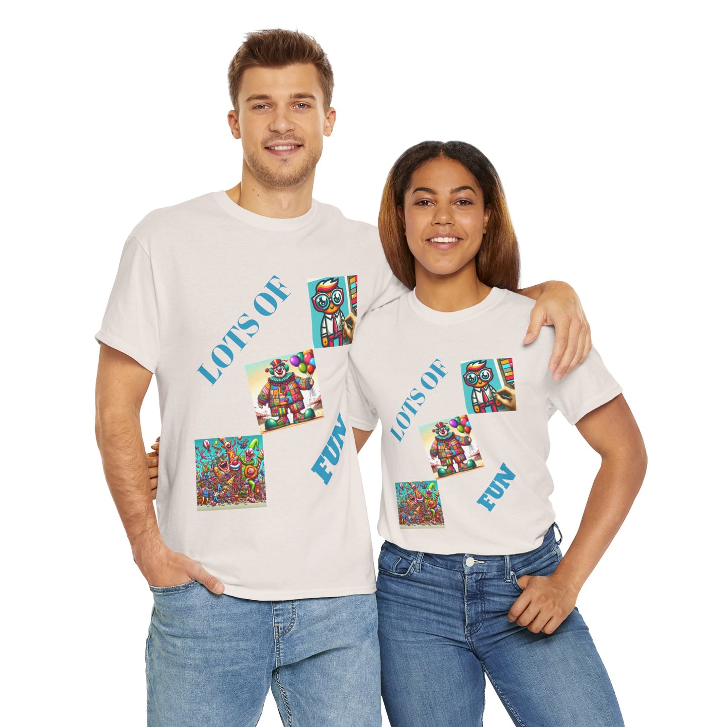 Lots of Fun Unisex  Heavy US Cotton T-Shirt - Zion Legend Fashions