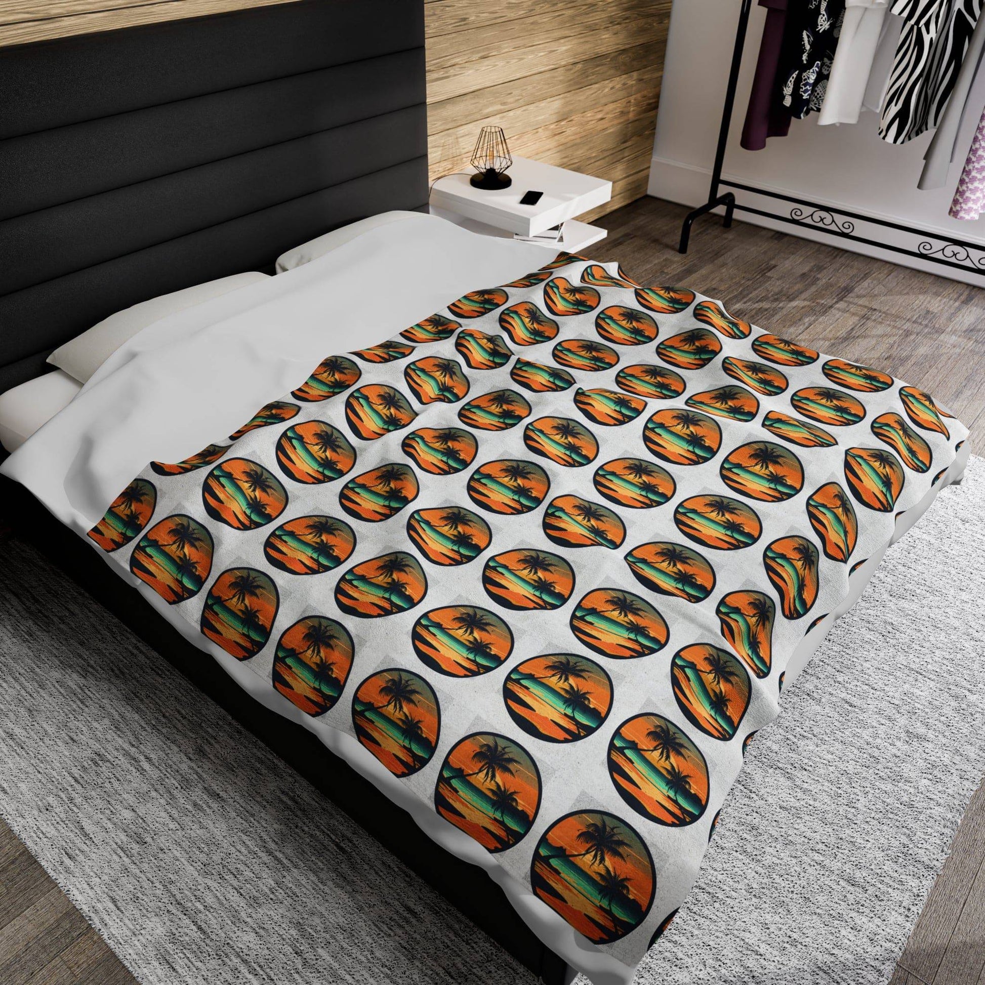 Africa sun set Velveten Plush Blanket   -  Available in USA Only - Zion Legend Fashions