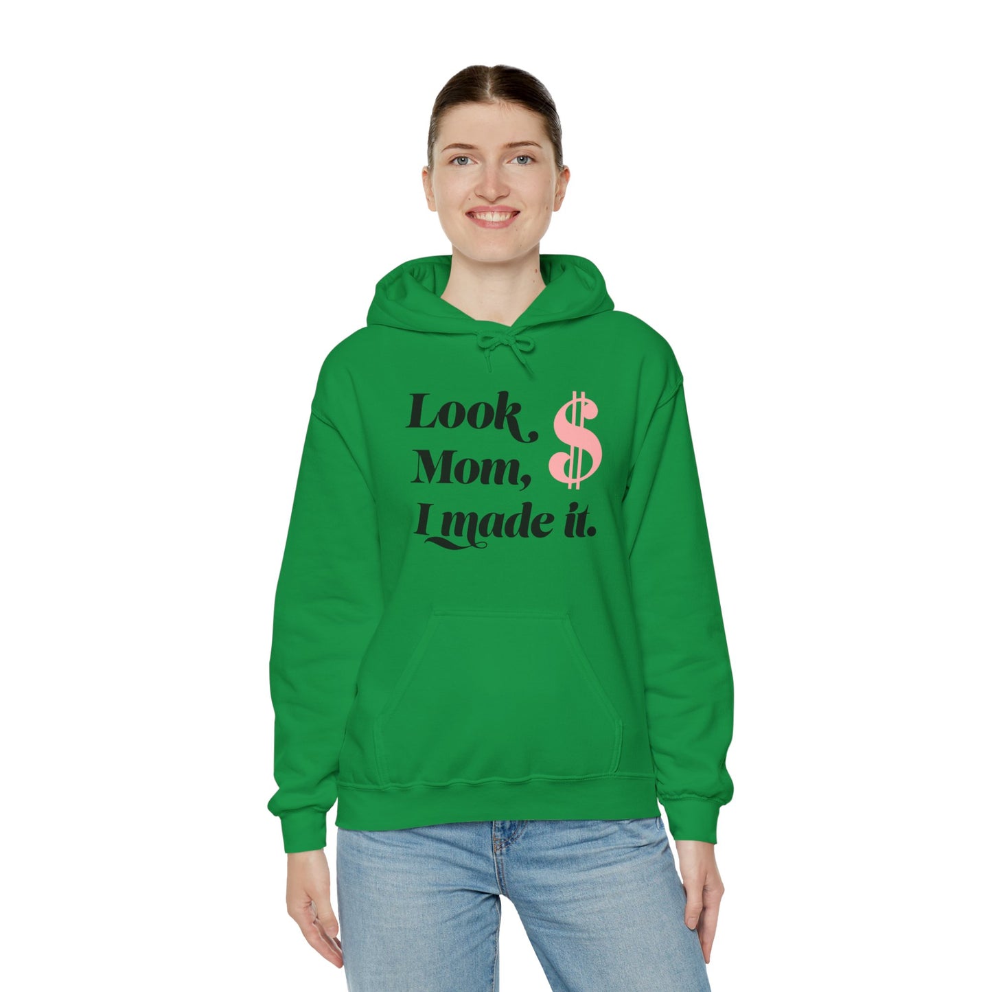 Look Mum  Unisex Heavy Blend™ Hooded Sweatshirt - Zion Legend Fashions