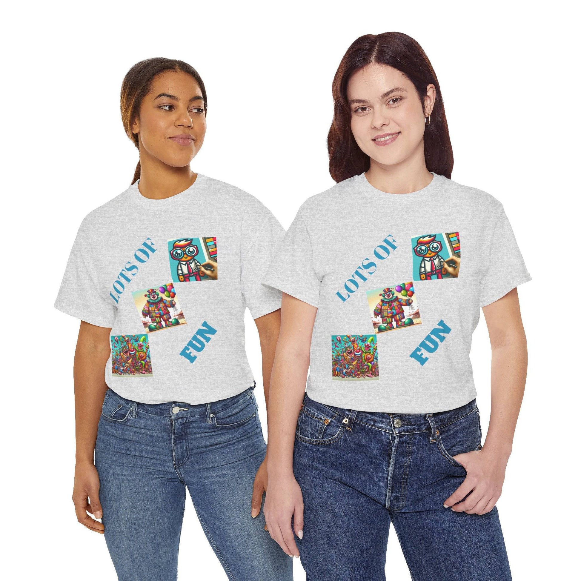 Lots of Fun Unisex  Heavy US Cotton T-Shirt - Zion Legend Fashions