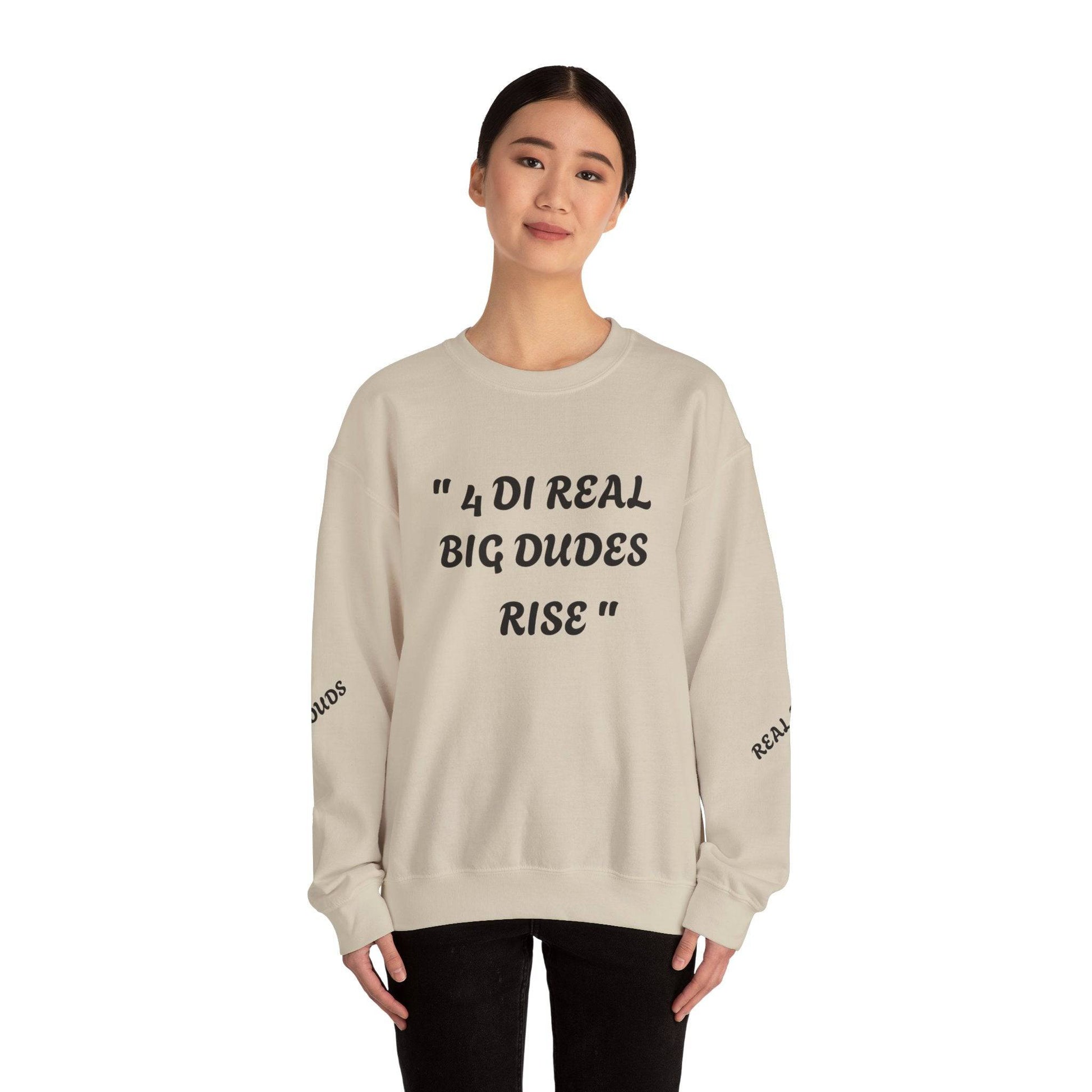 4 DI Real Big Dudes Rise Unisex Heavy Blend™ Crewneck Sweatshirt - Zion Legend Fashions