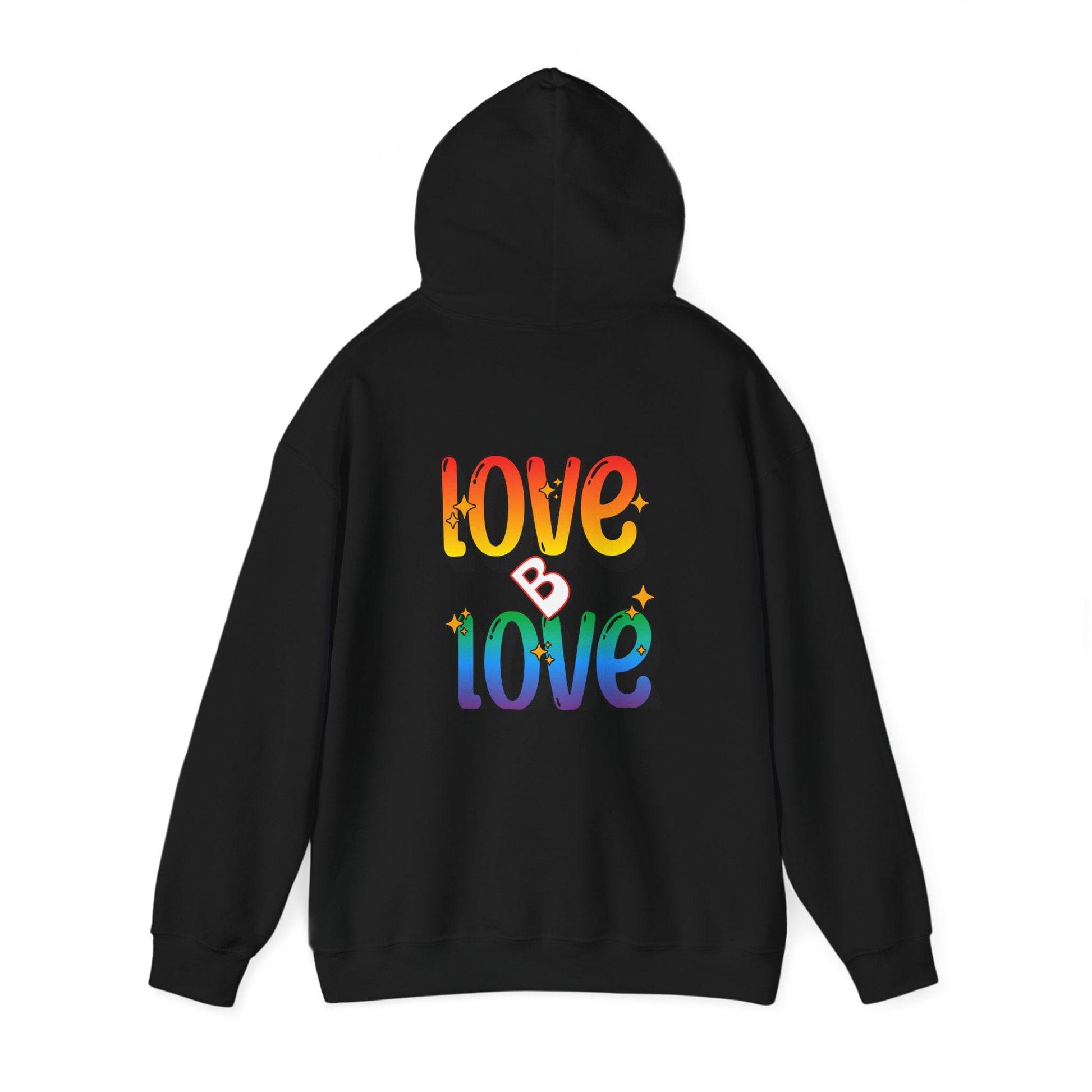 Love B Love  Vibrant colourful Unisex Heavy Hoodies sweatshirt - Zion Legend Fashions