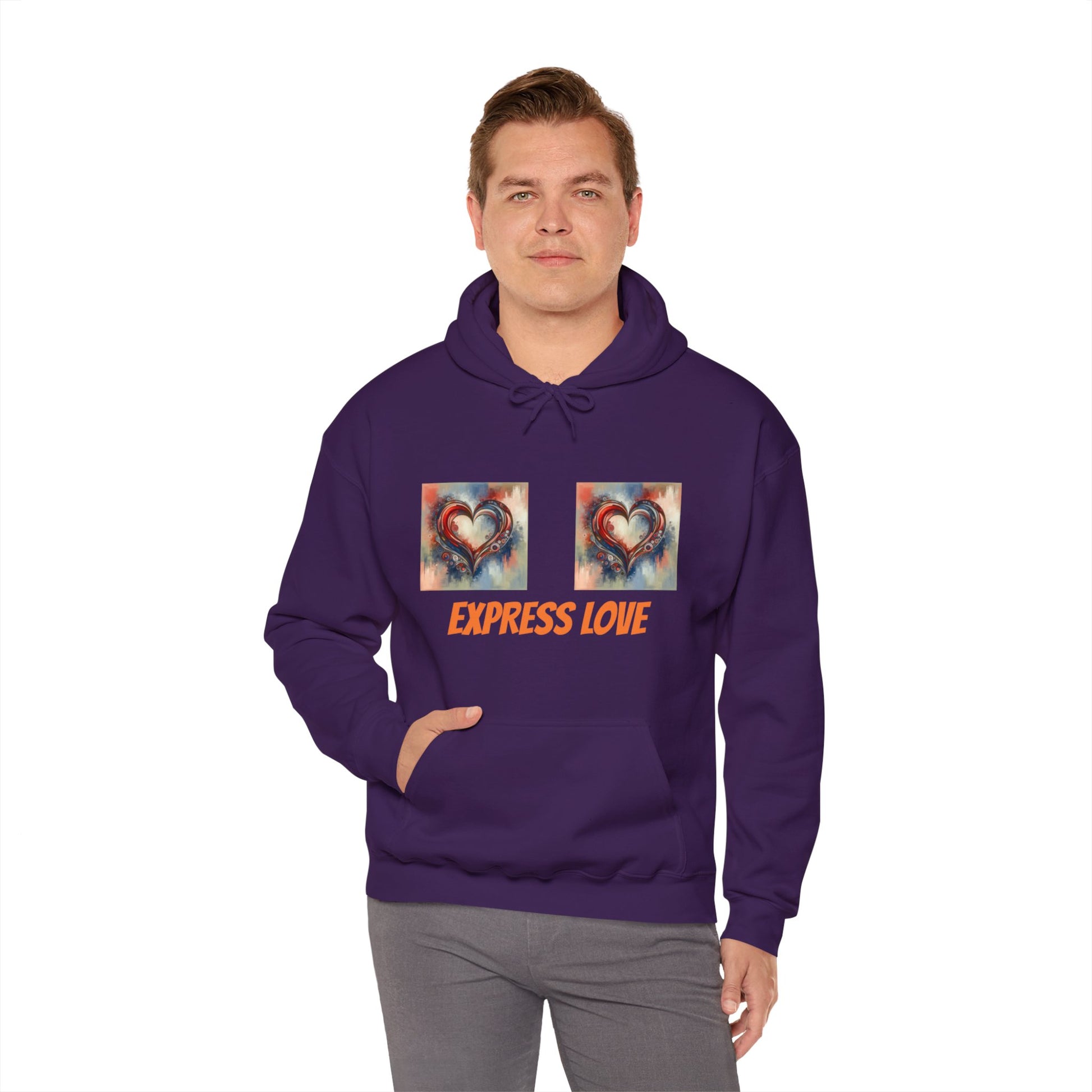 Love Unisex Heavy Blend™ Hooded Sweatshirt - Zion Legend Fashions