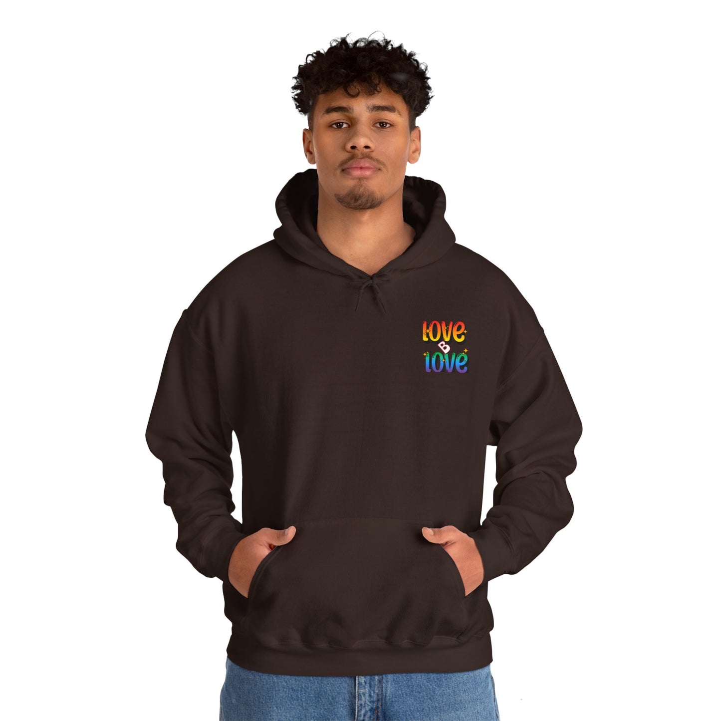 Love B Love  Vibrant colourful Unisex Heavy Hoodies sweatshirt - Zion Legend Fashions