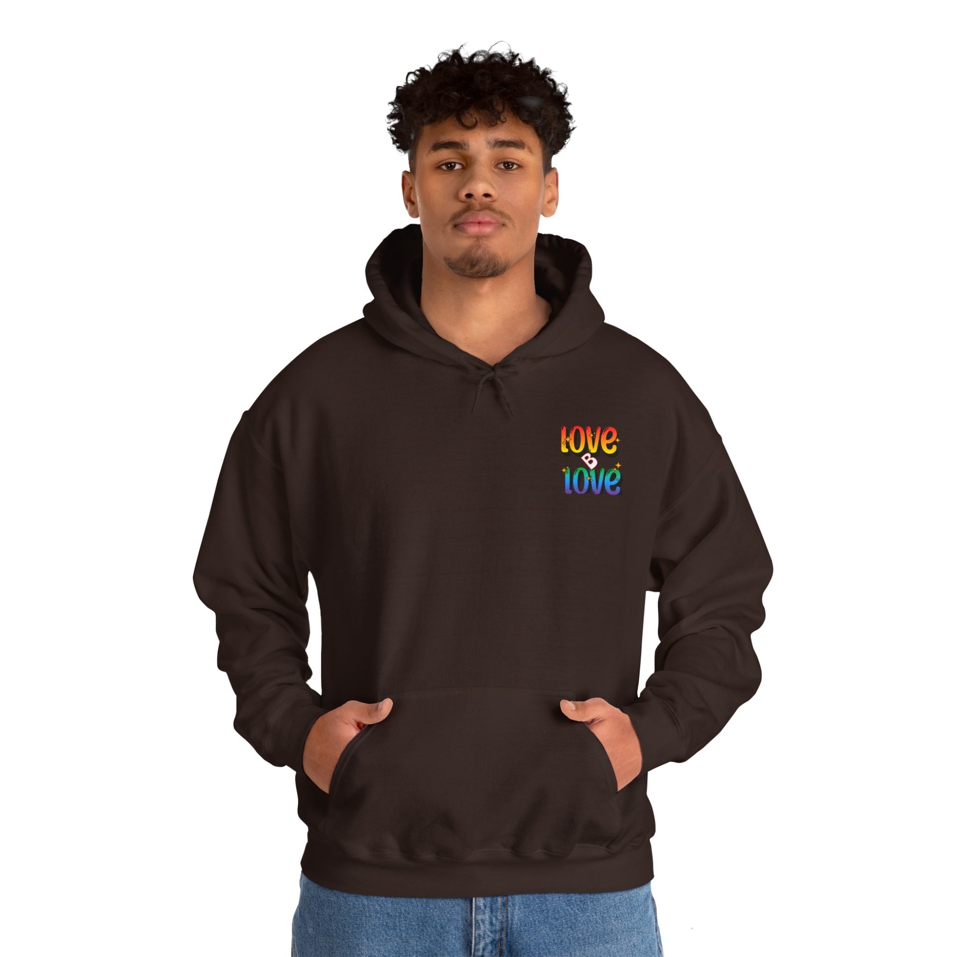 Love B Love  Vibrant colourful Unisex Heavy Hoodies sweatshirt - Zion Legend Fashions
