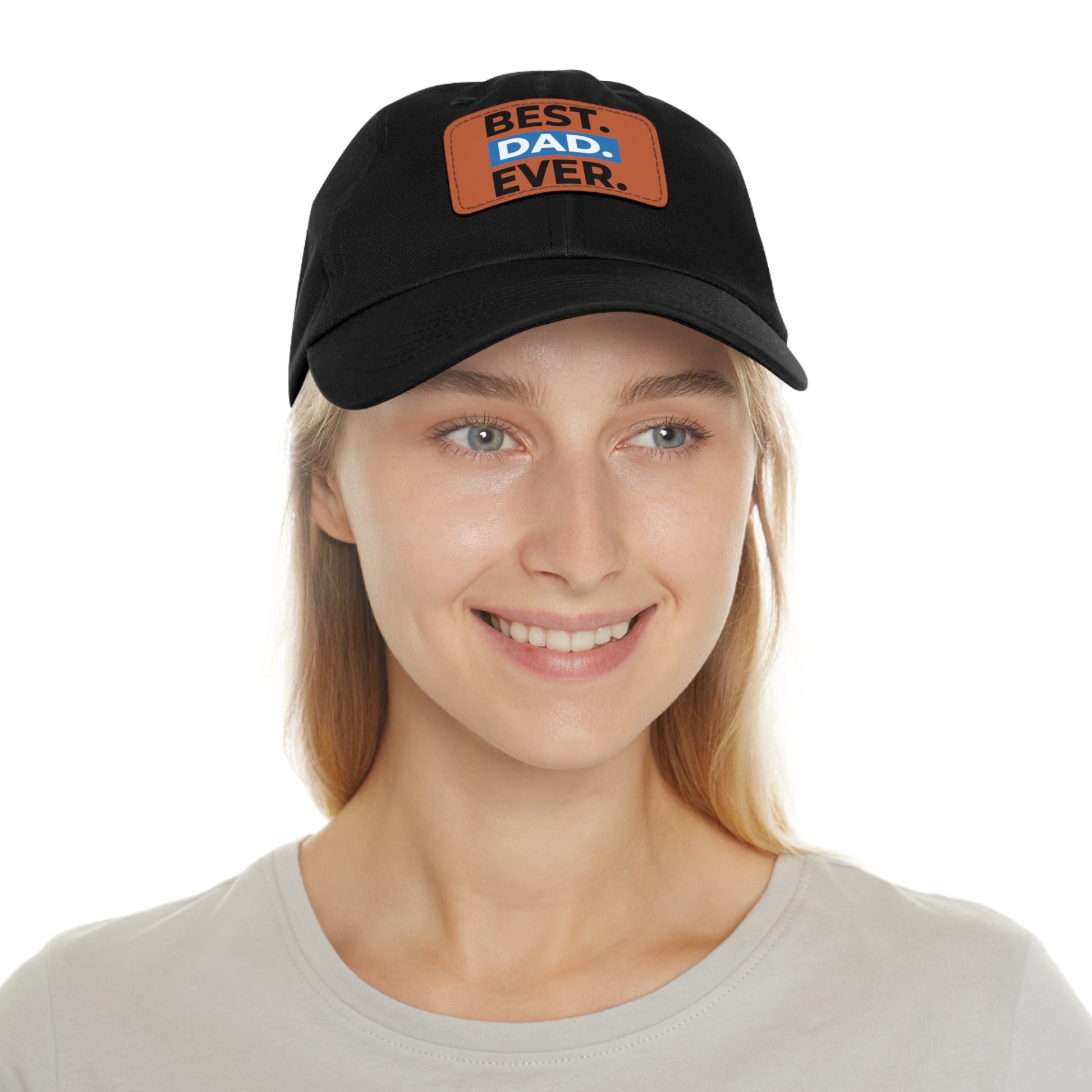 Dad Hat with Leather Patch (Rectangle)  -  Available USA Only - Zion Legend Fashions