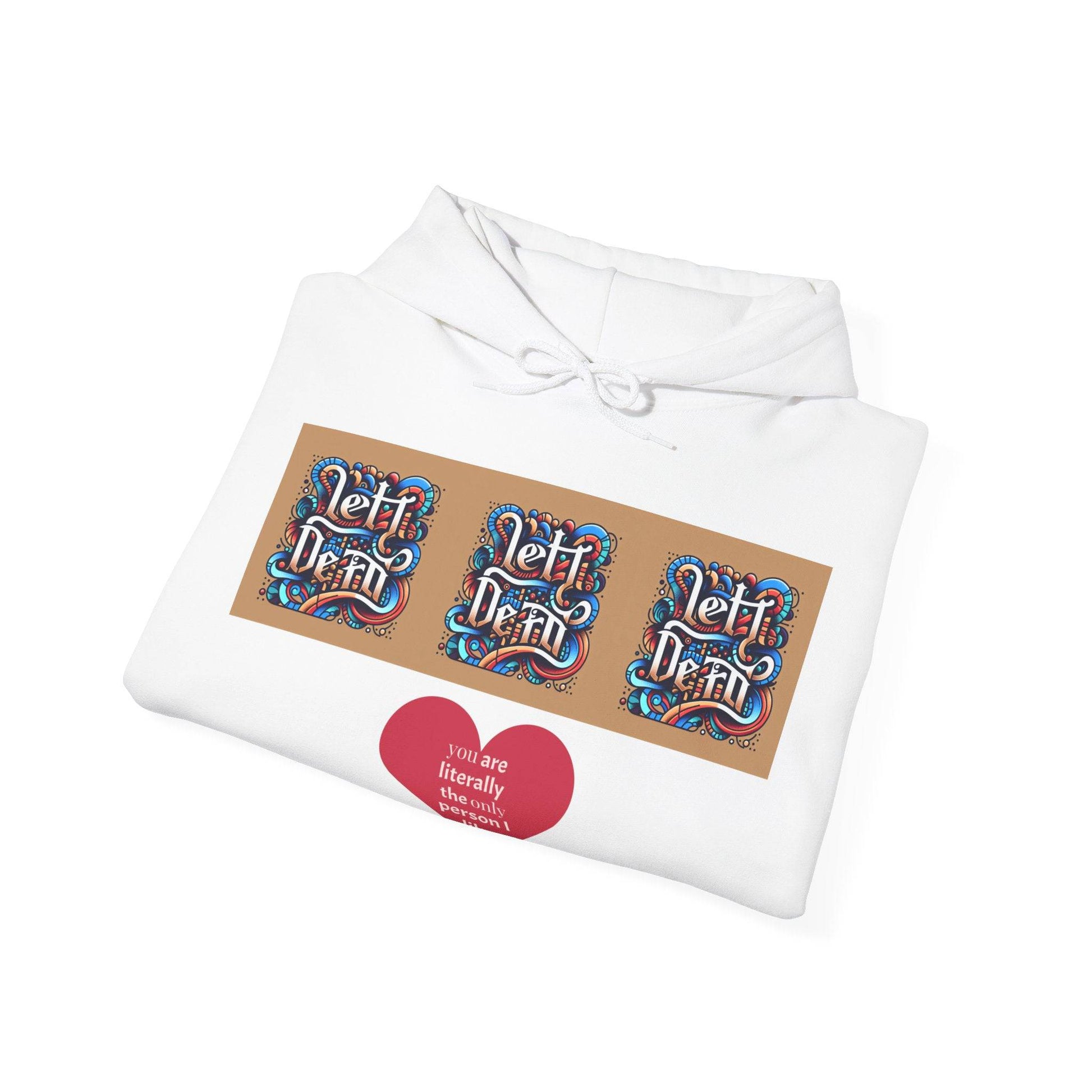 Funky Lett Unisex Heavy Blend™ Hooded Sweatshirt - Zion Legend Fashions