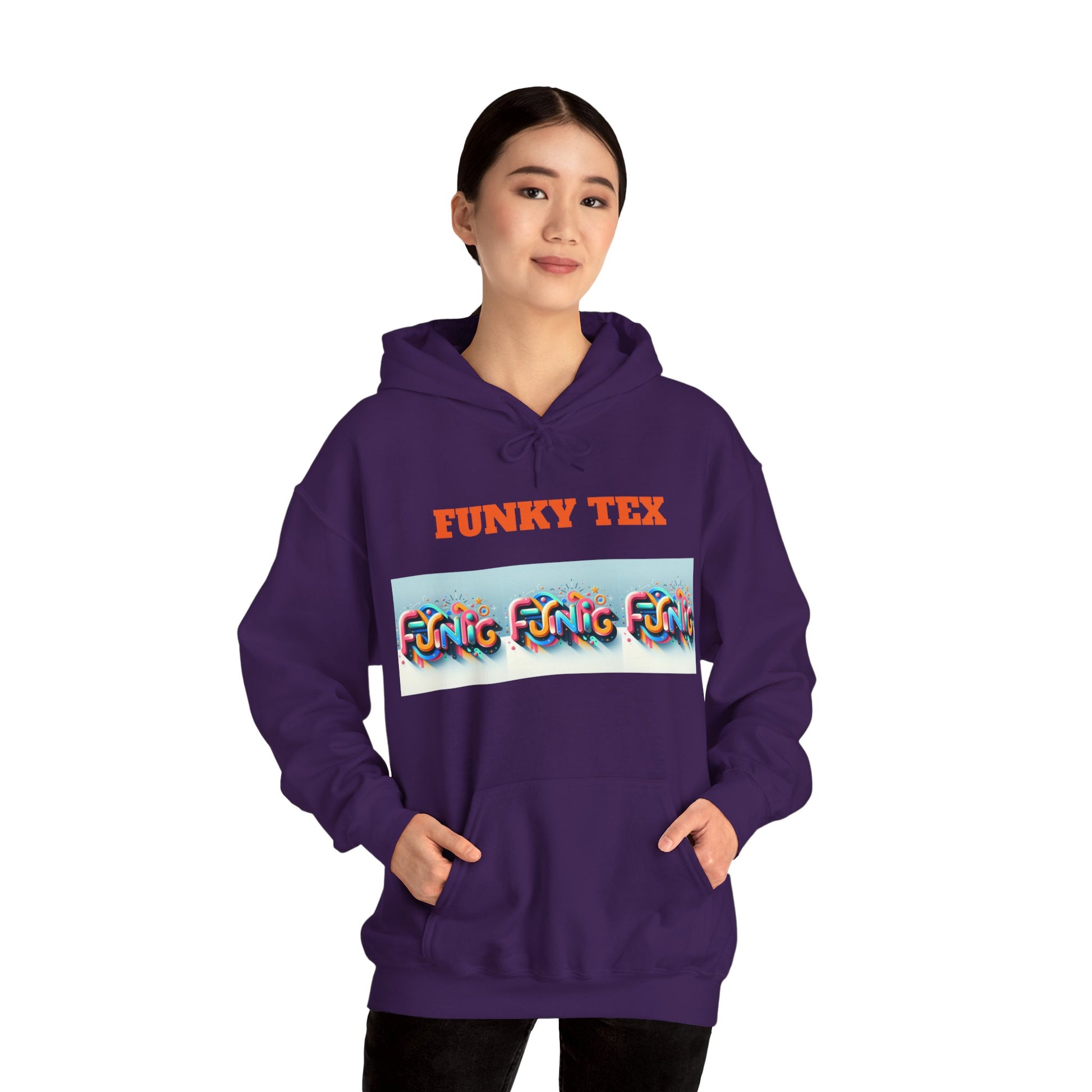 Funky Tex Unisex Heavy Blend™ Hooded Sweatshirt - Zion Legend Fashions