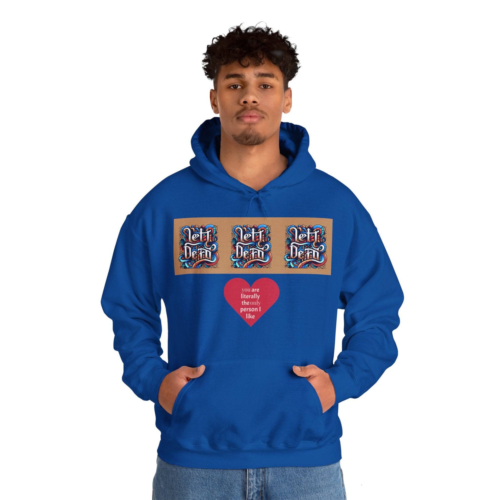 Funky Lett Unisex Heavy Blend™ Hooded Sweatshirt - Zion Legend Fashions