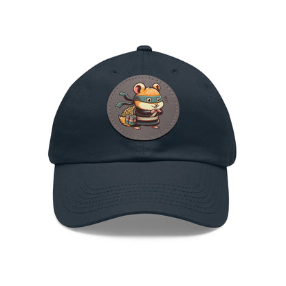 Tricky Mouse Dad Hat with Leather Patch (Round)  -  Available USA Only - Zion Legend Fashions