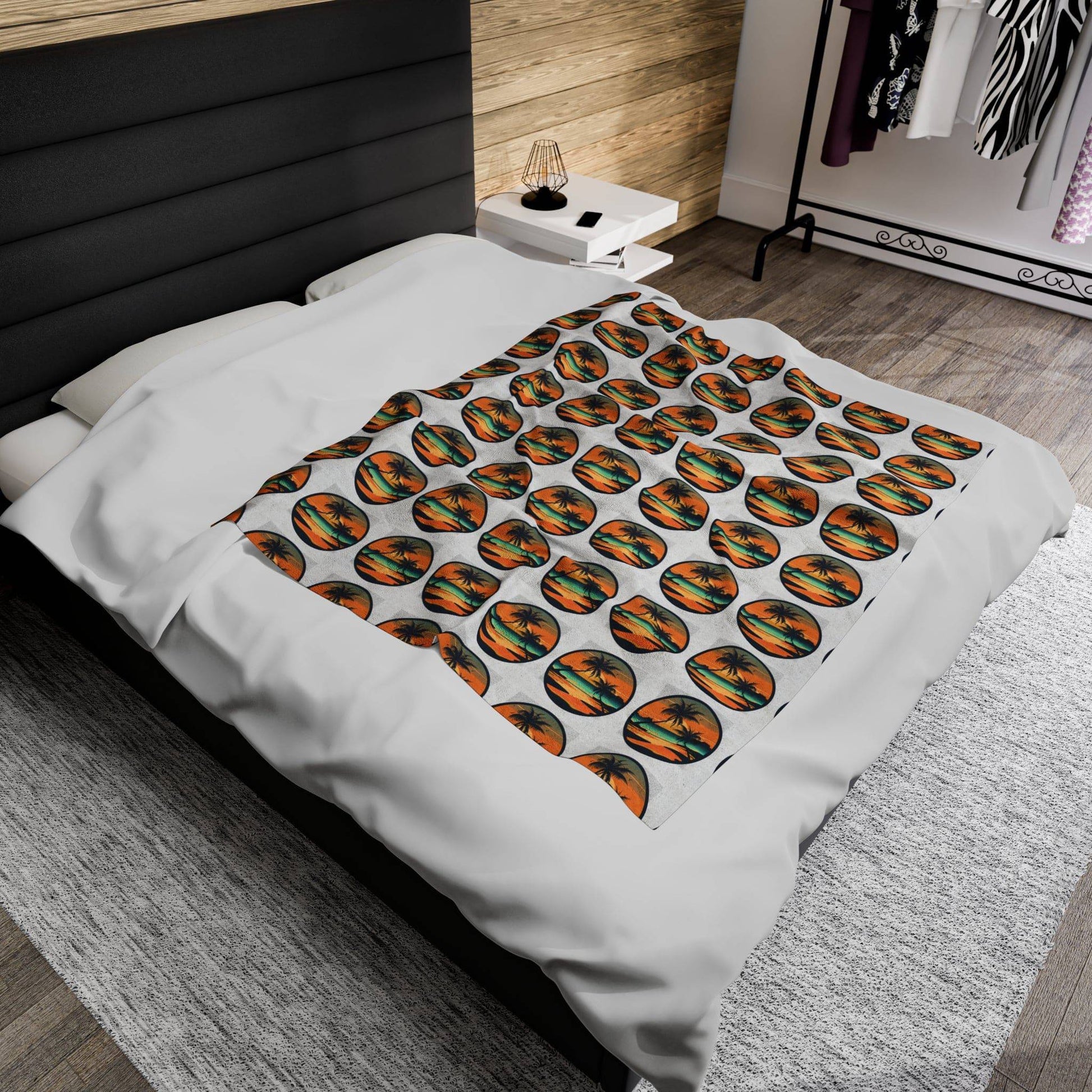 Africa sun set Velveten Plush Blanket   -  Available in USA Only - Zion Legend Fashions
