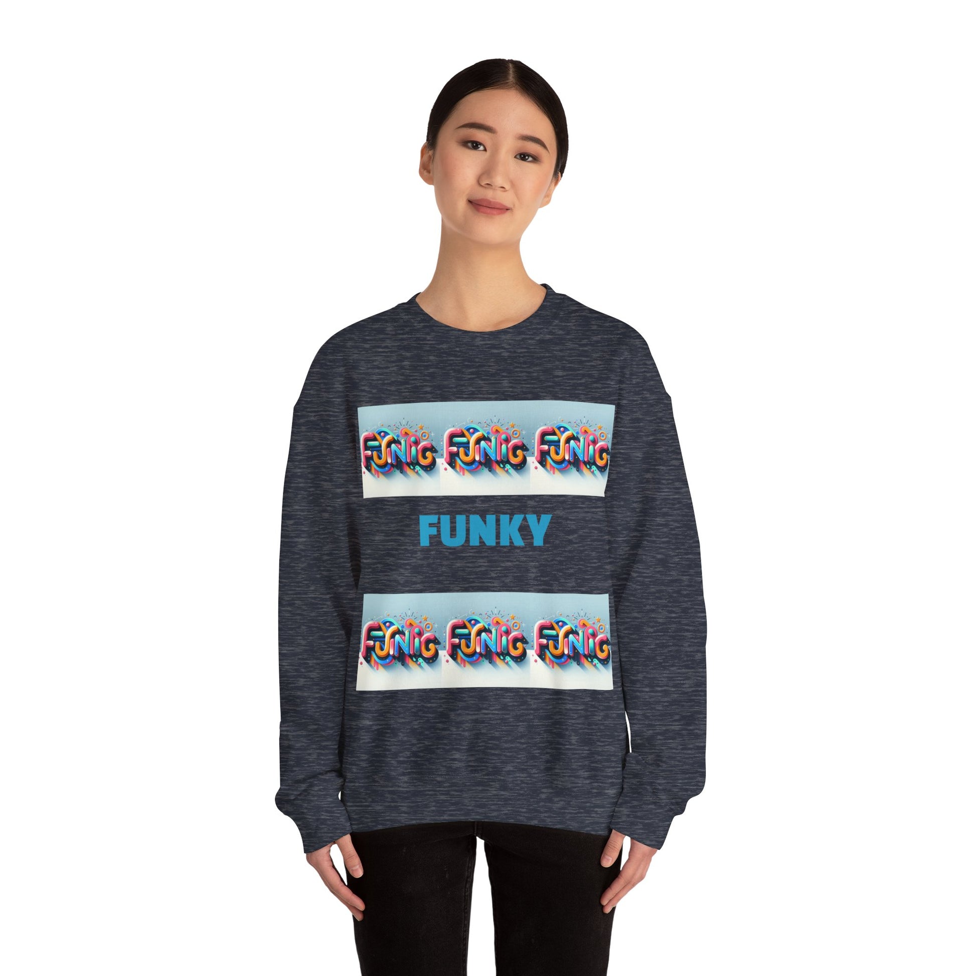 Funky Unisex Heavy Blend™ Crewneck Sweatshirt - Zion Legend Fashions