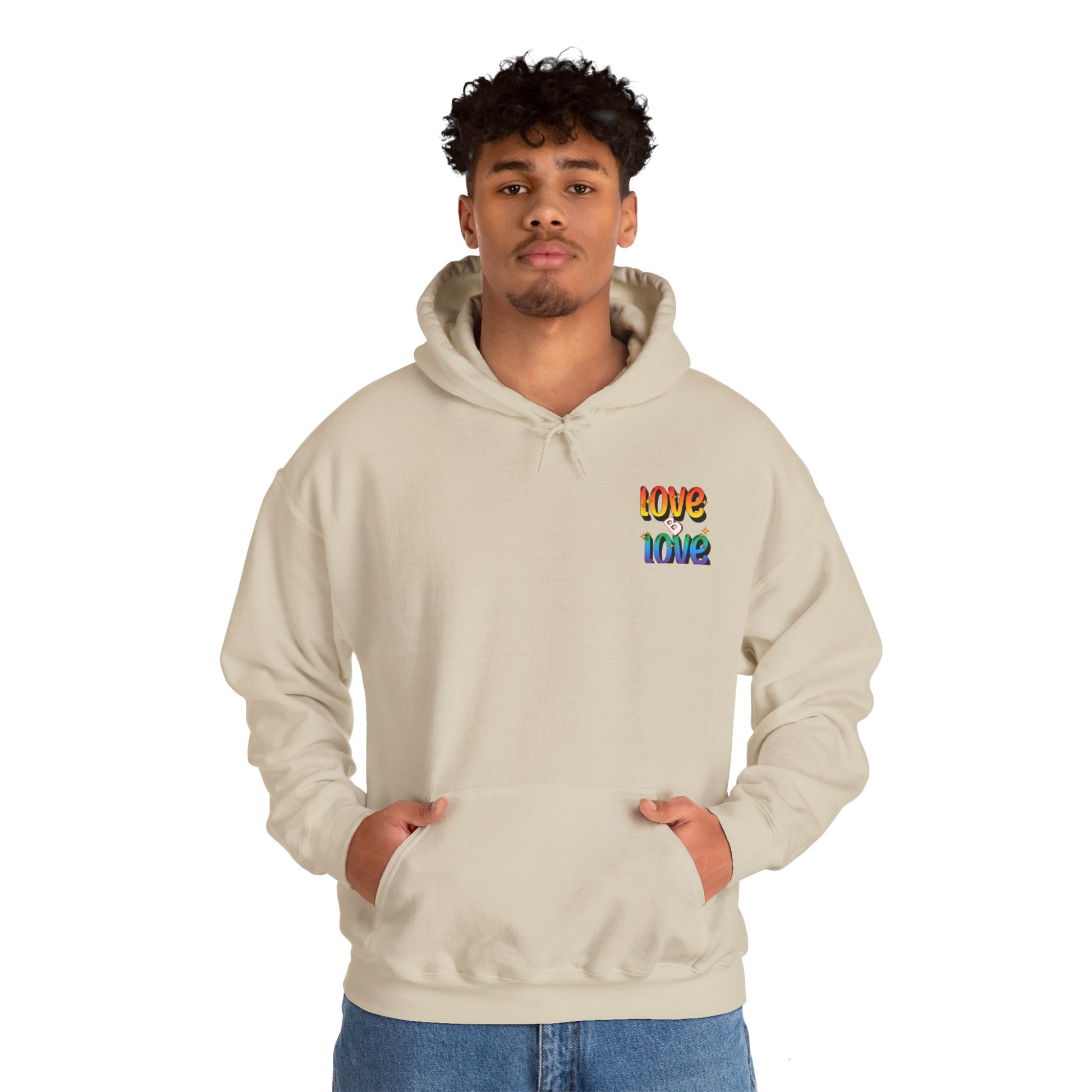 Love B Love  Vibrant colourful Unisex Heavy Hoodies sweatshirt - Zion Legend Fashions