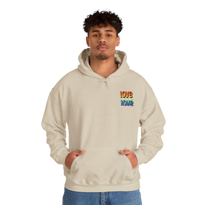 Love B Love  Vibrant colourful Unisex Heavy Hoodies sweatshirt - Zion Legend Fashions