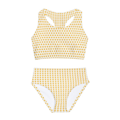 Stars Two Piece Girls Swimsuit - Zion Legend Fashions