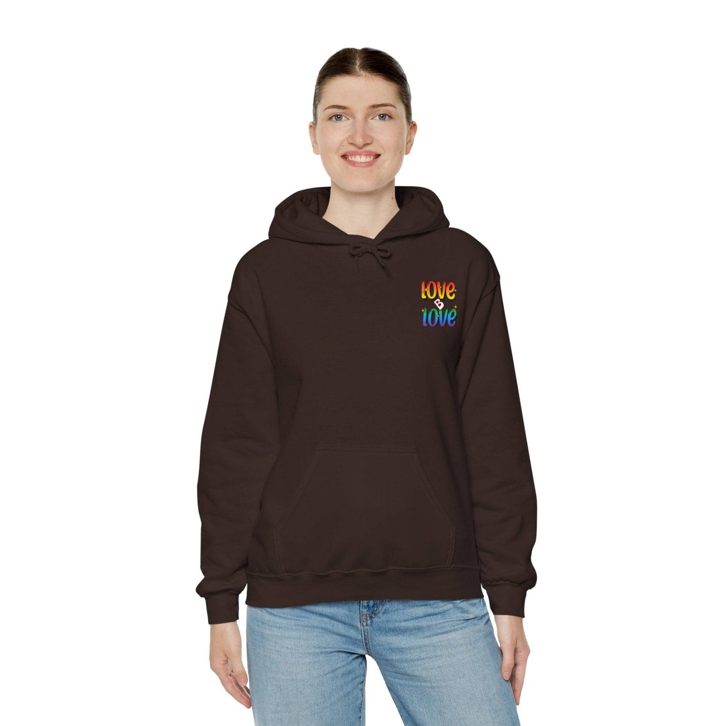 Love B Love  Vibrant colourful Unisex Heavy Hoodies sweatshirt - Zion Legend Fashions